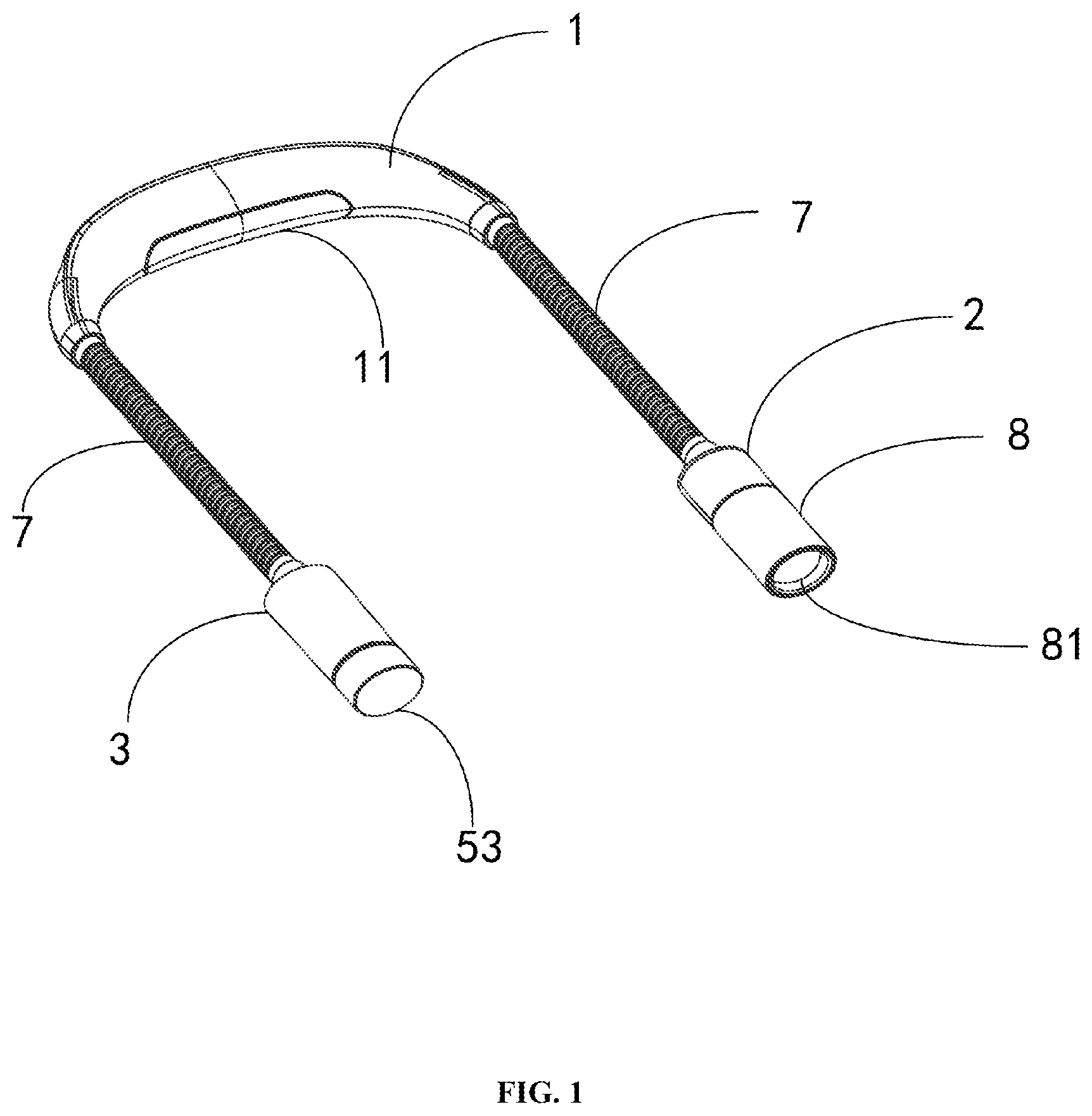 Patent US12092300 — Neck hanging LED lamp with timer — Figure 1