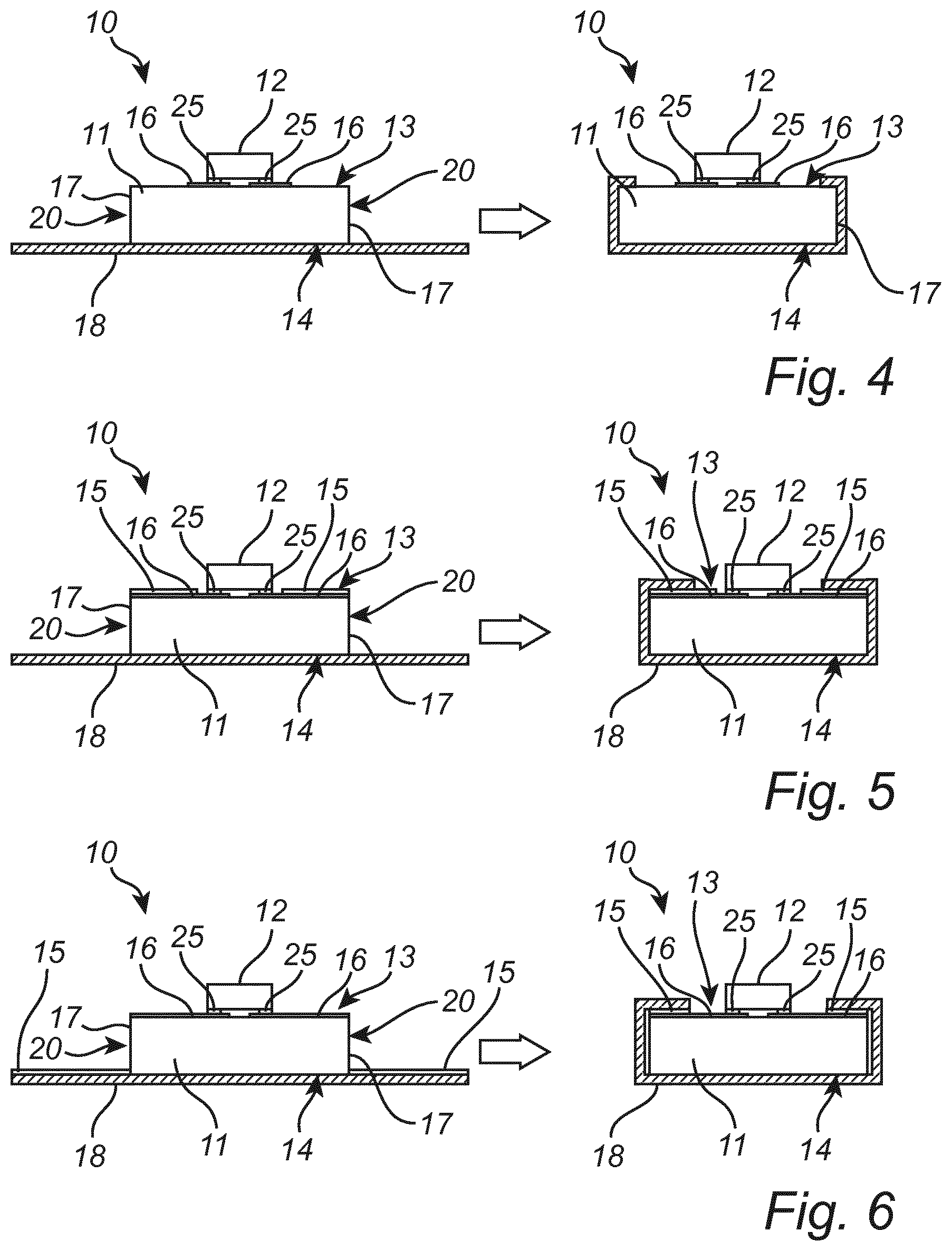 Patent US12092301 Figure 2 – Lighting arrangement comprising a substrate for light emitting elements