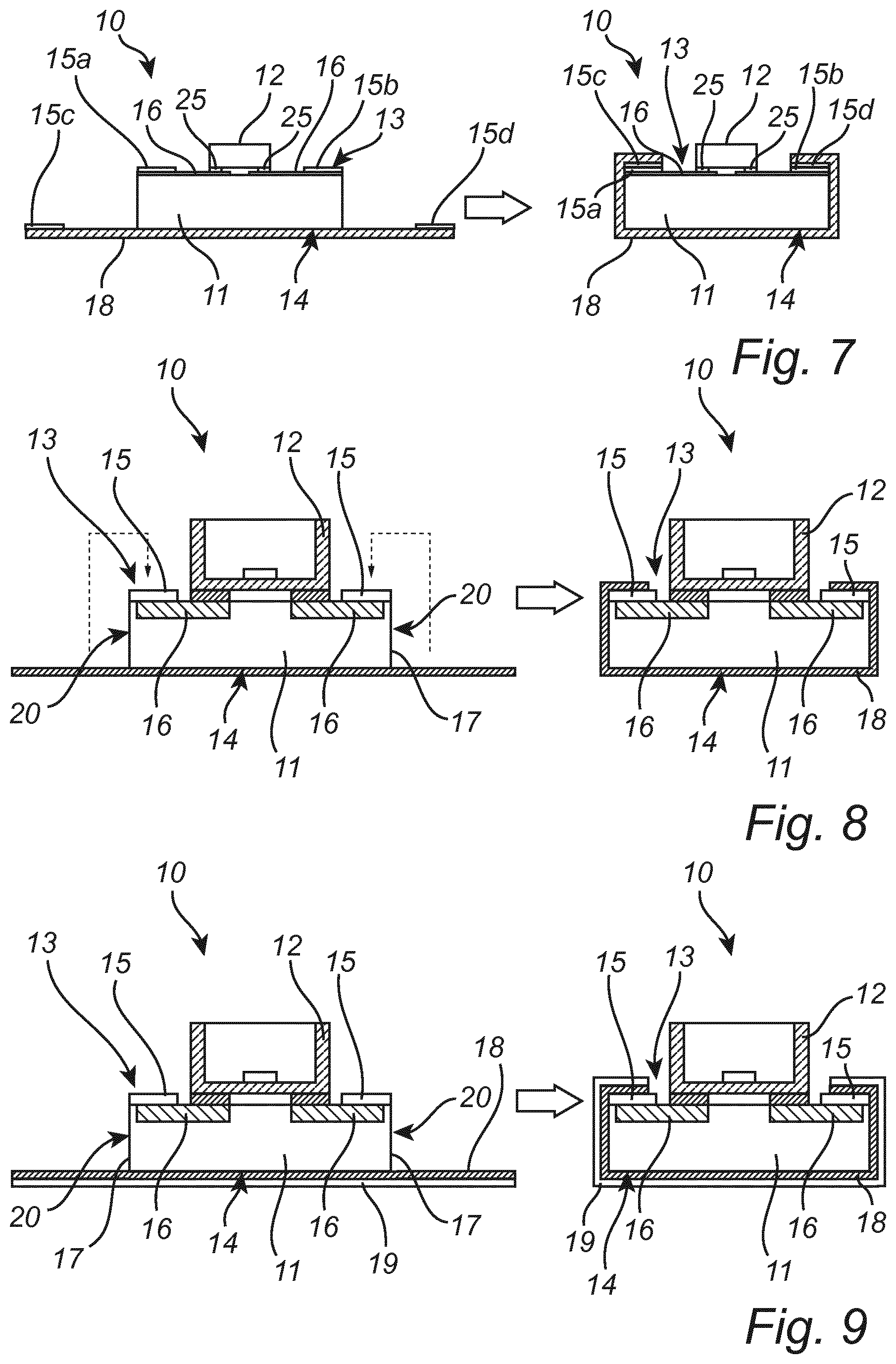 Patent US12092301 Figure 3 – Lighting arrangement comprising a substrate for light emitting elements