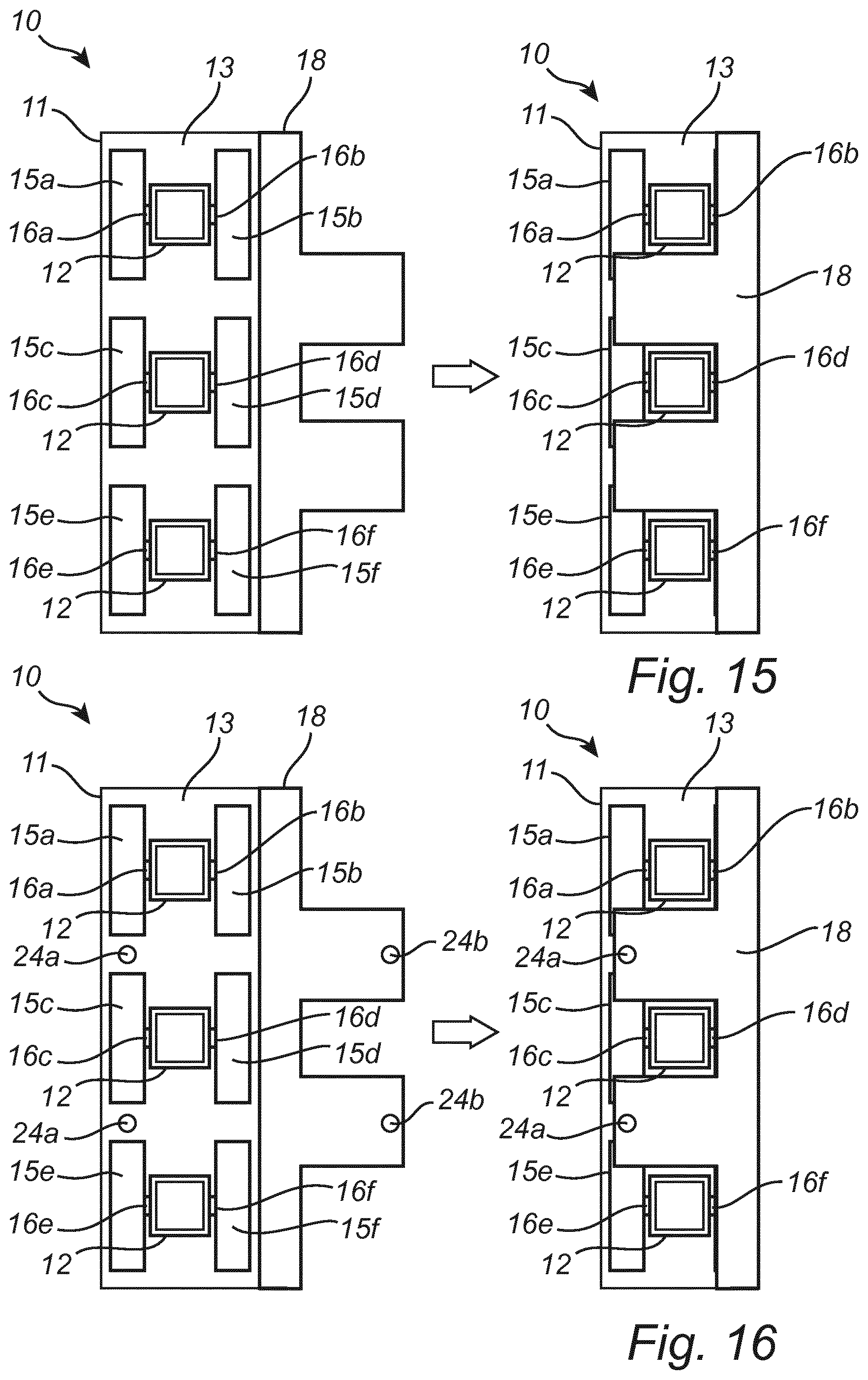 Patent US12092301 Figure 6 – Lighting arrangement comprising a substrate for light emitting elements
