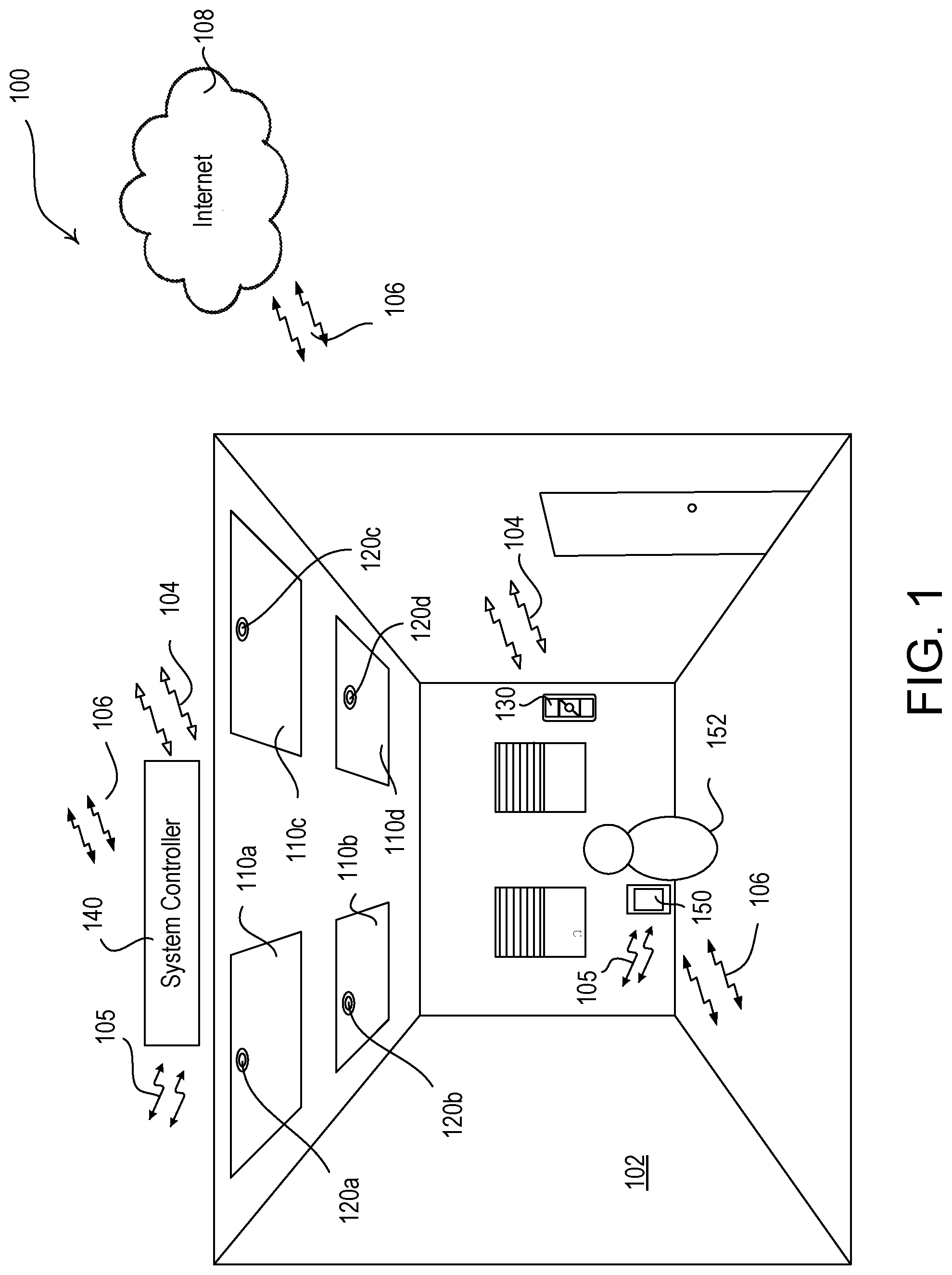 Patent US12092304 — Control module for a lighting fixture — Figure 1