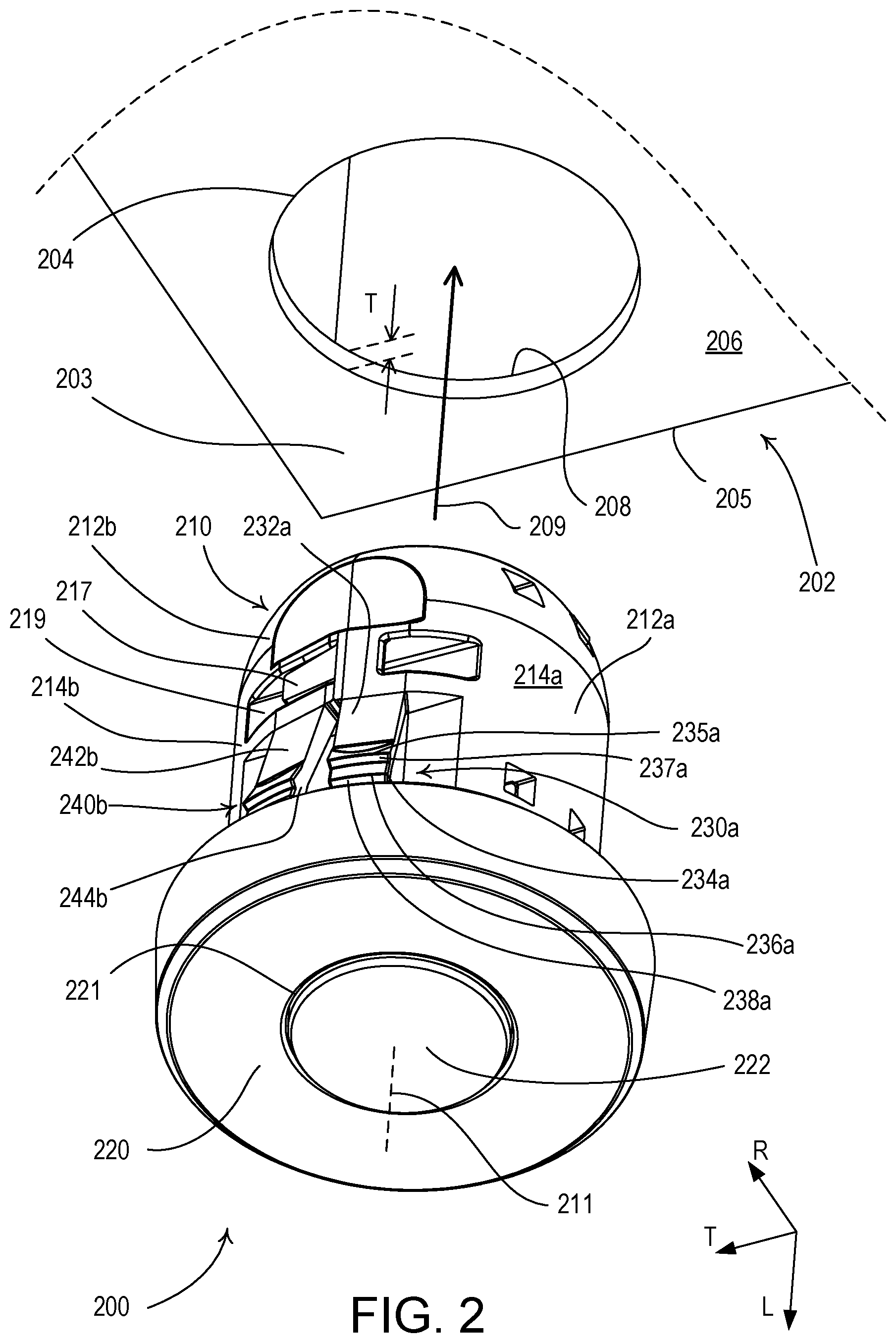 Patent US12092304 Figure 2 – Control module for a lighting fixture