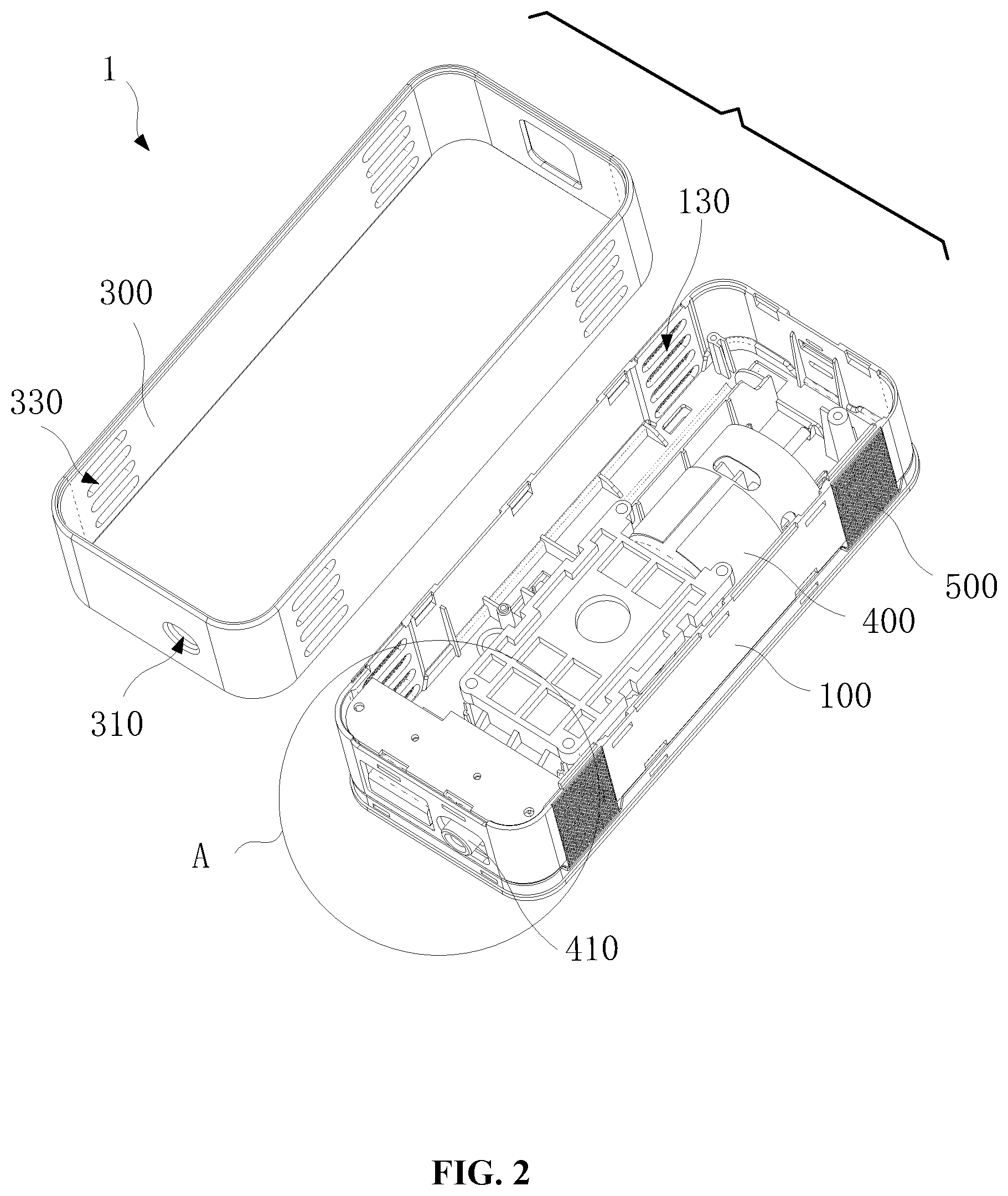 Patent US12092308 Figure 2 – Tire inflator for vehicles
