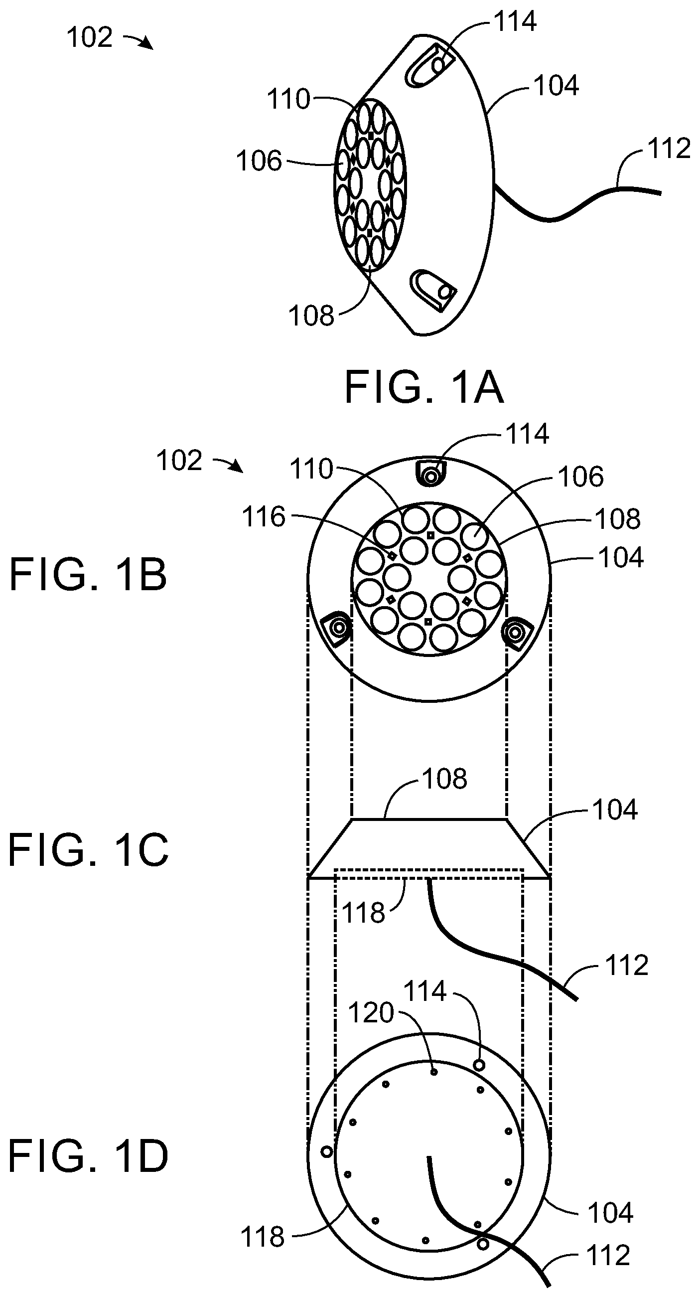 Patent US12092309 Figure 1 – Sealing a lighting fixture with dry gas