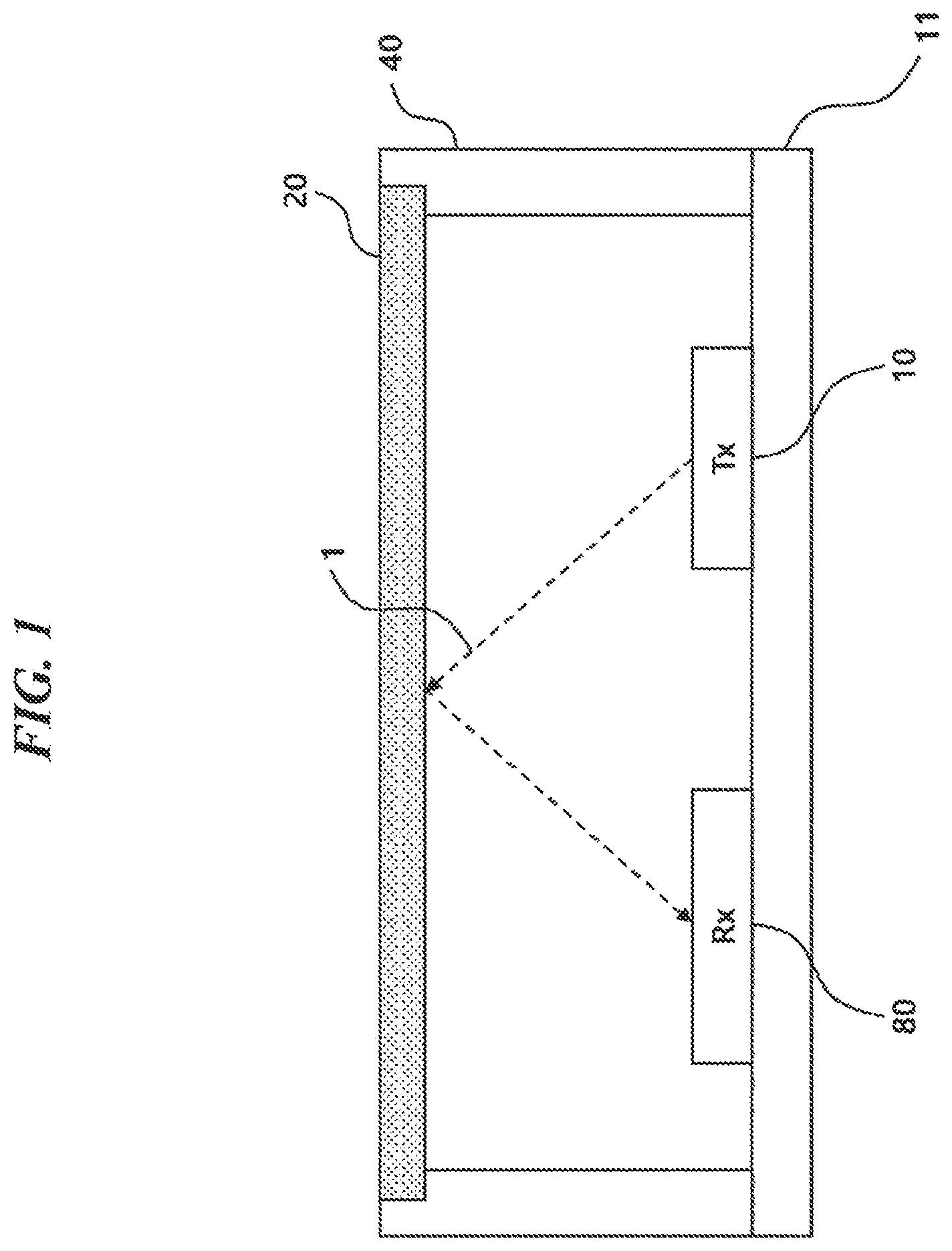 Patent US12092310 Figure 1 – Optical barrier using side fill and light source module including the same