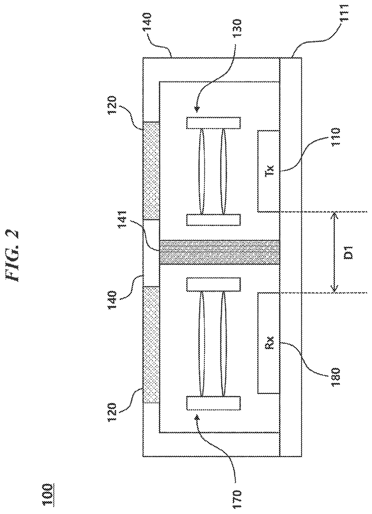 Patent US12092310 Figure 2 – Optical barrier using side fill and light source module including the same