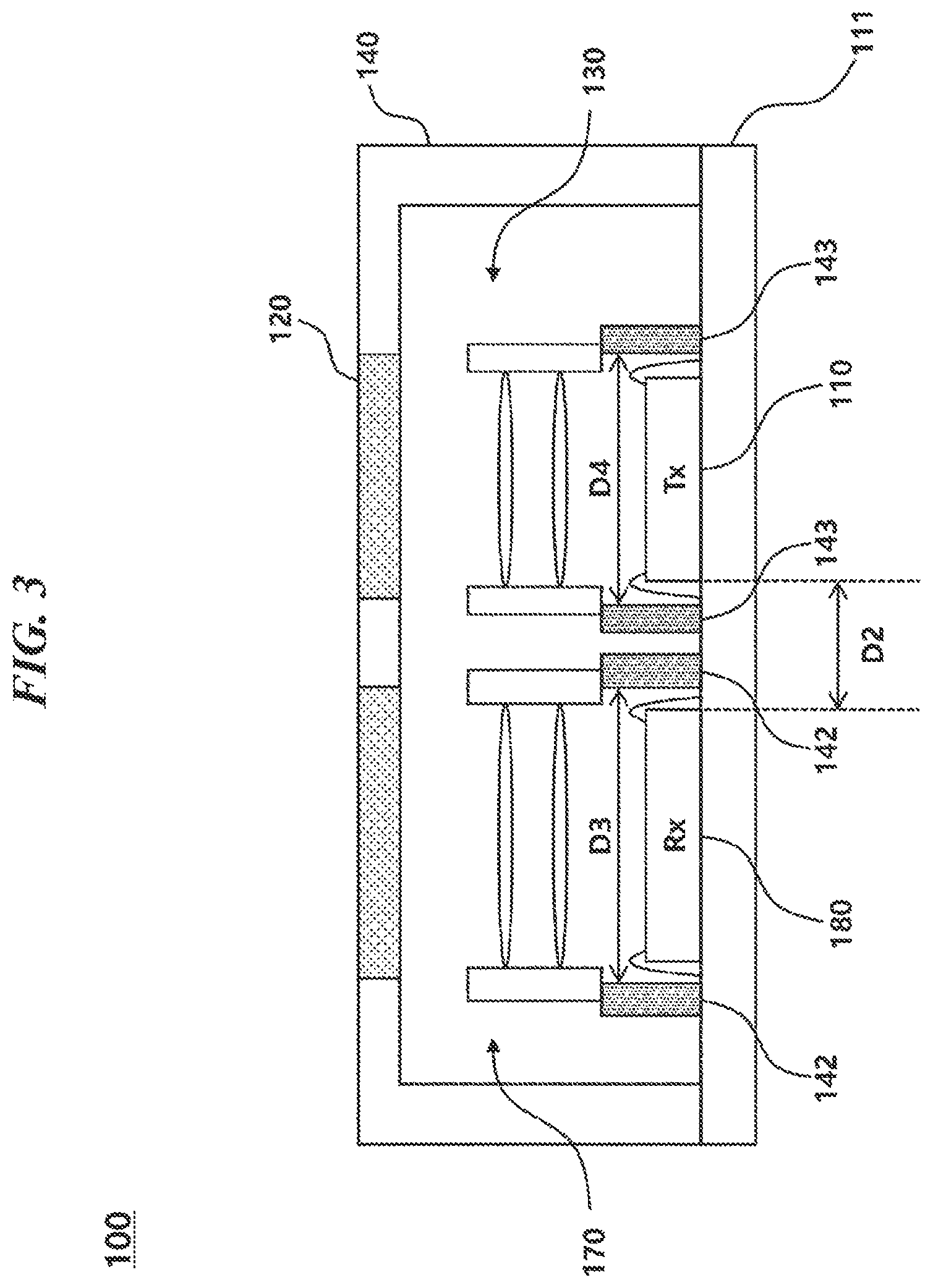 Patent US12092310 Figure 3 – Optical barrier using side fill and light source module including the same