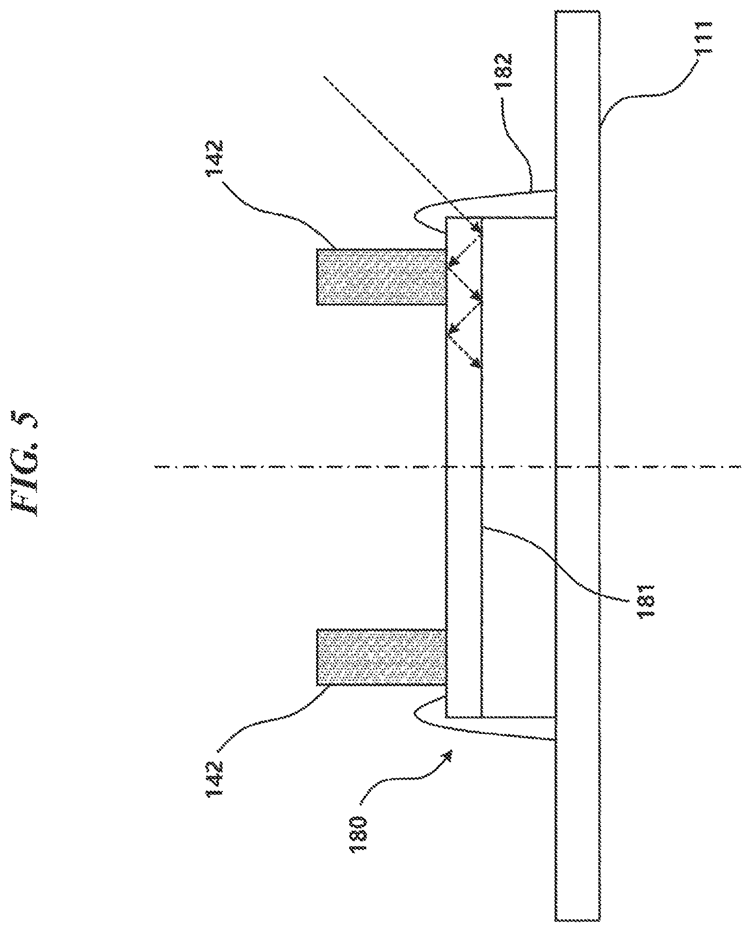 Patent US12092310 Figure 5 – Optical barrier using side fill and light source module including the same