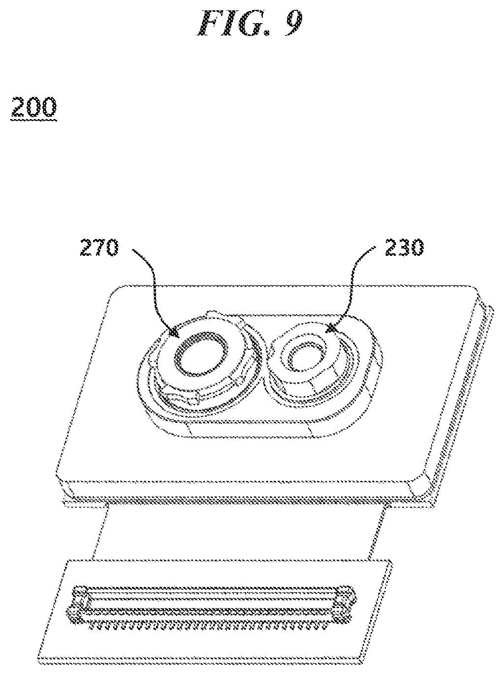 Patent US12092310 Figure 9 – Optical barrier using side fill and light source module including the same