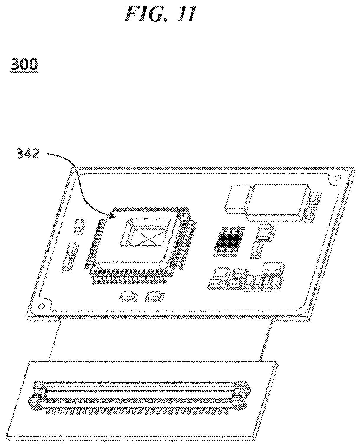 Patent US12092310 Figure 11 – Optical barrier using side fill and light source module including the same