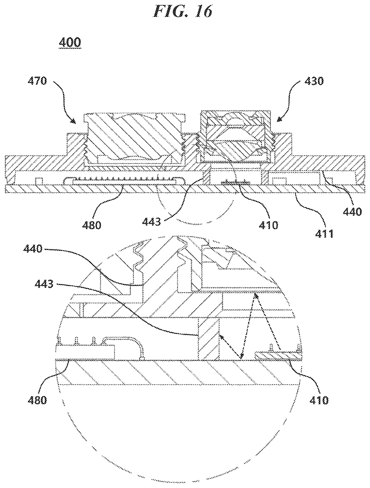 Patent US12092310 Figure 16 – Optical barrier using side fill and light source module including the same