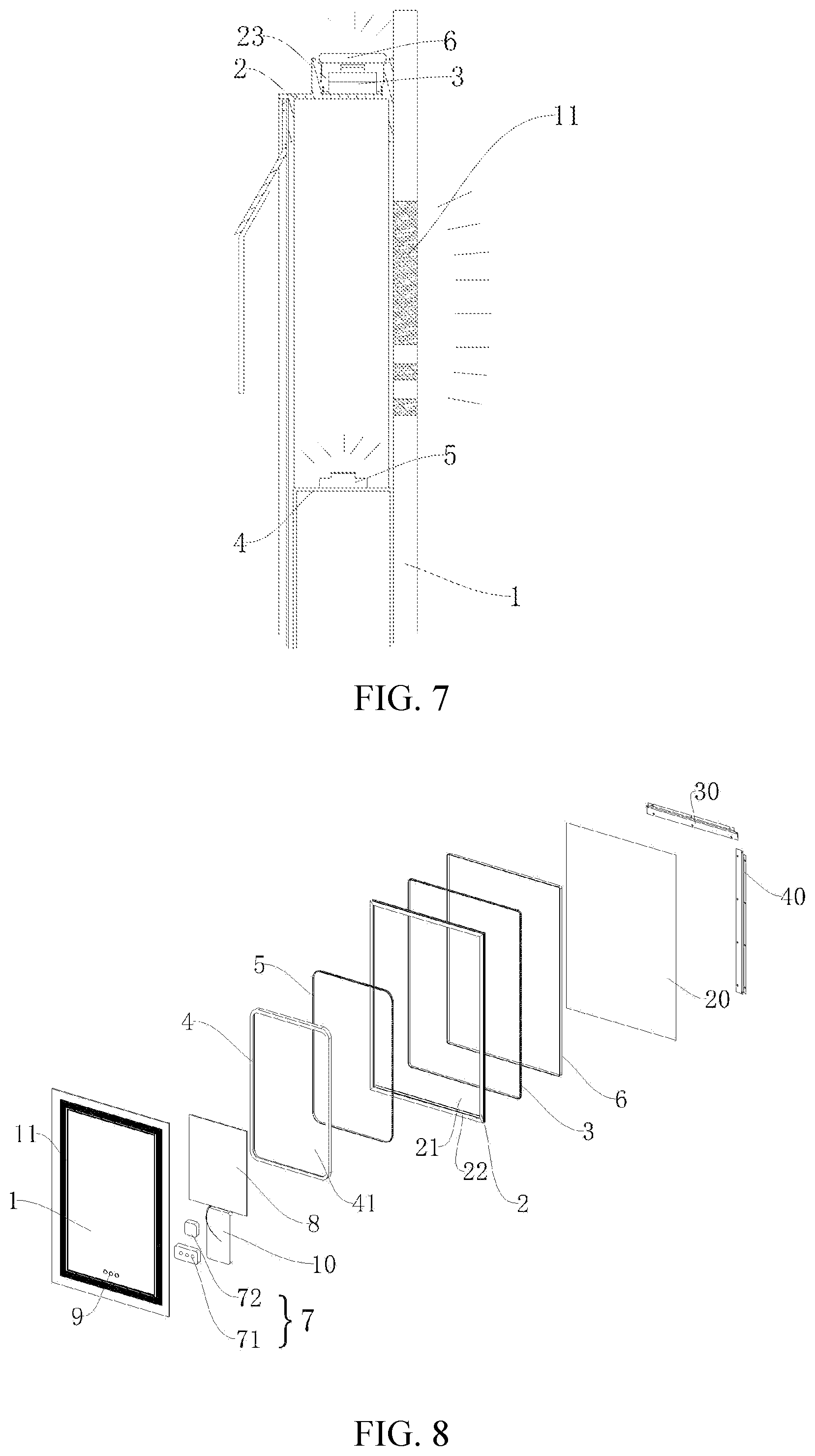 Patent US12092313 Figure 4 – Lighted mirror