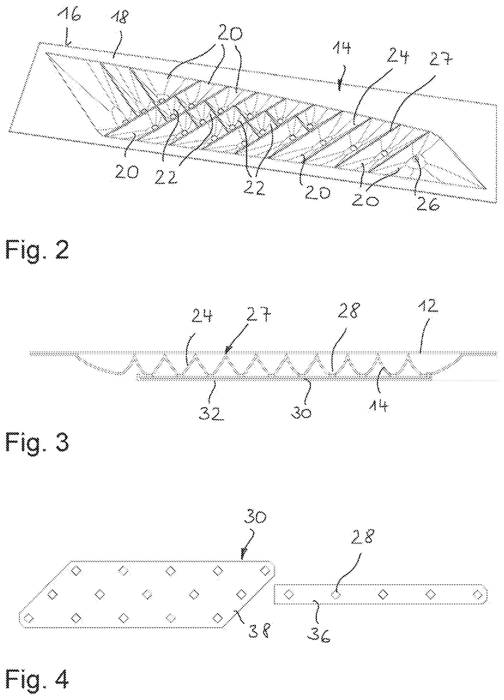 Patent US12092319 Figure 2 – Vehicle interior illumination unit