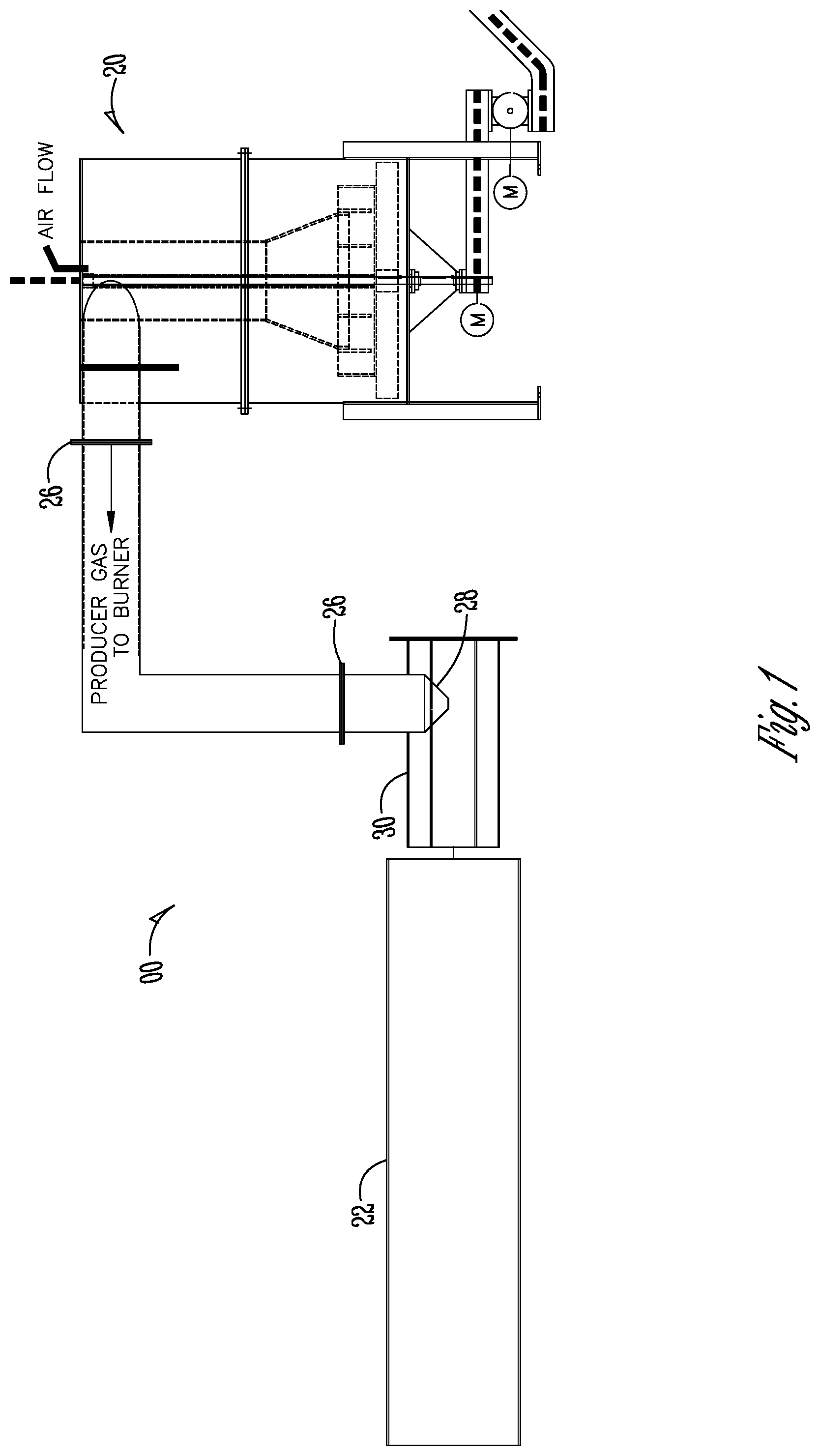 Patent US12092323 — Burner tube — Figure 1