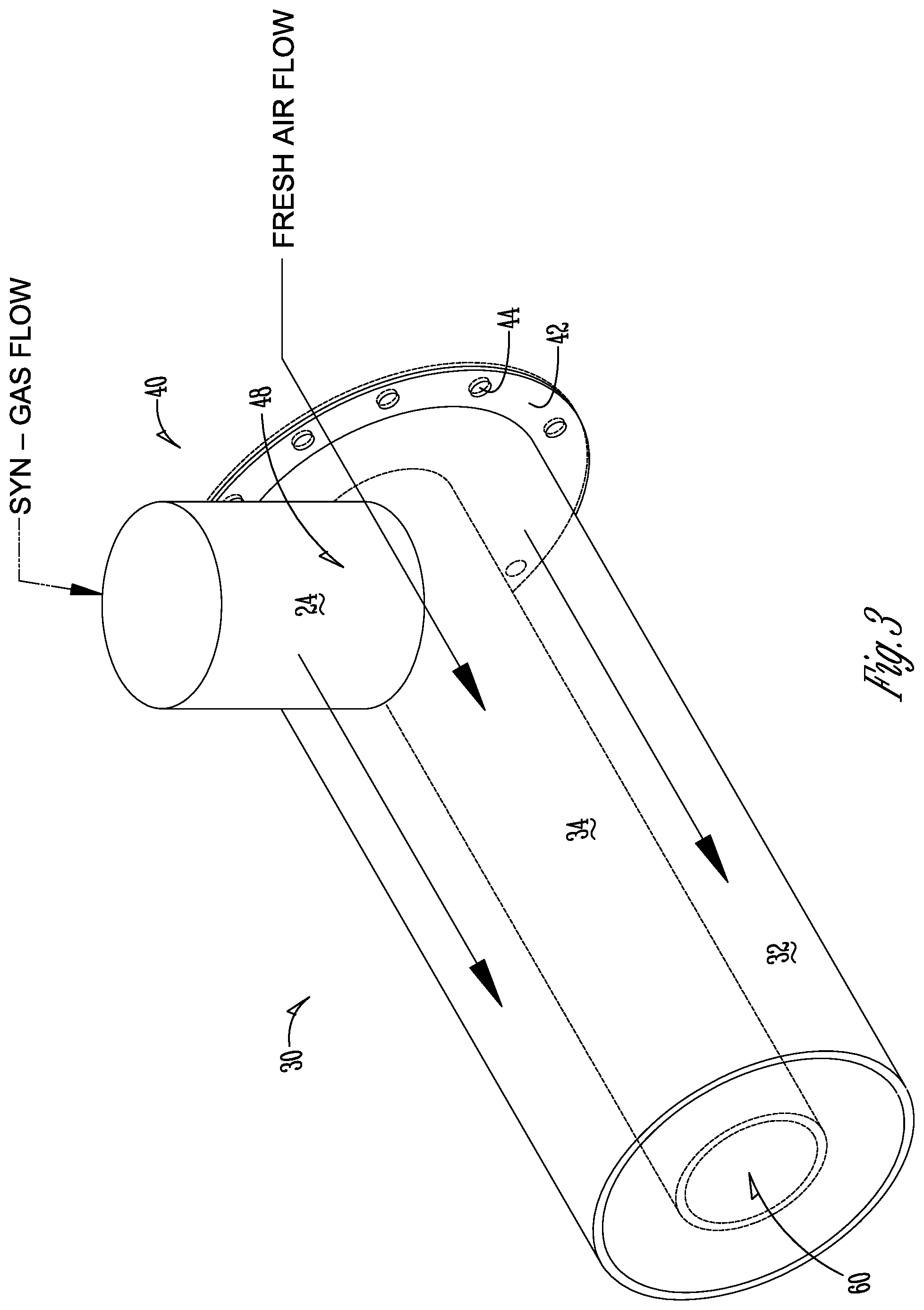 Patent US12092323 Figure 3 – Burner tube