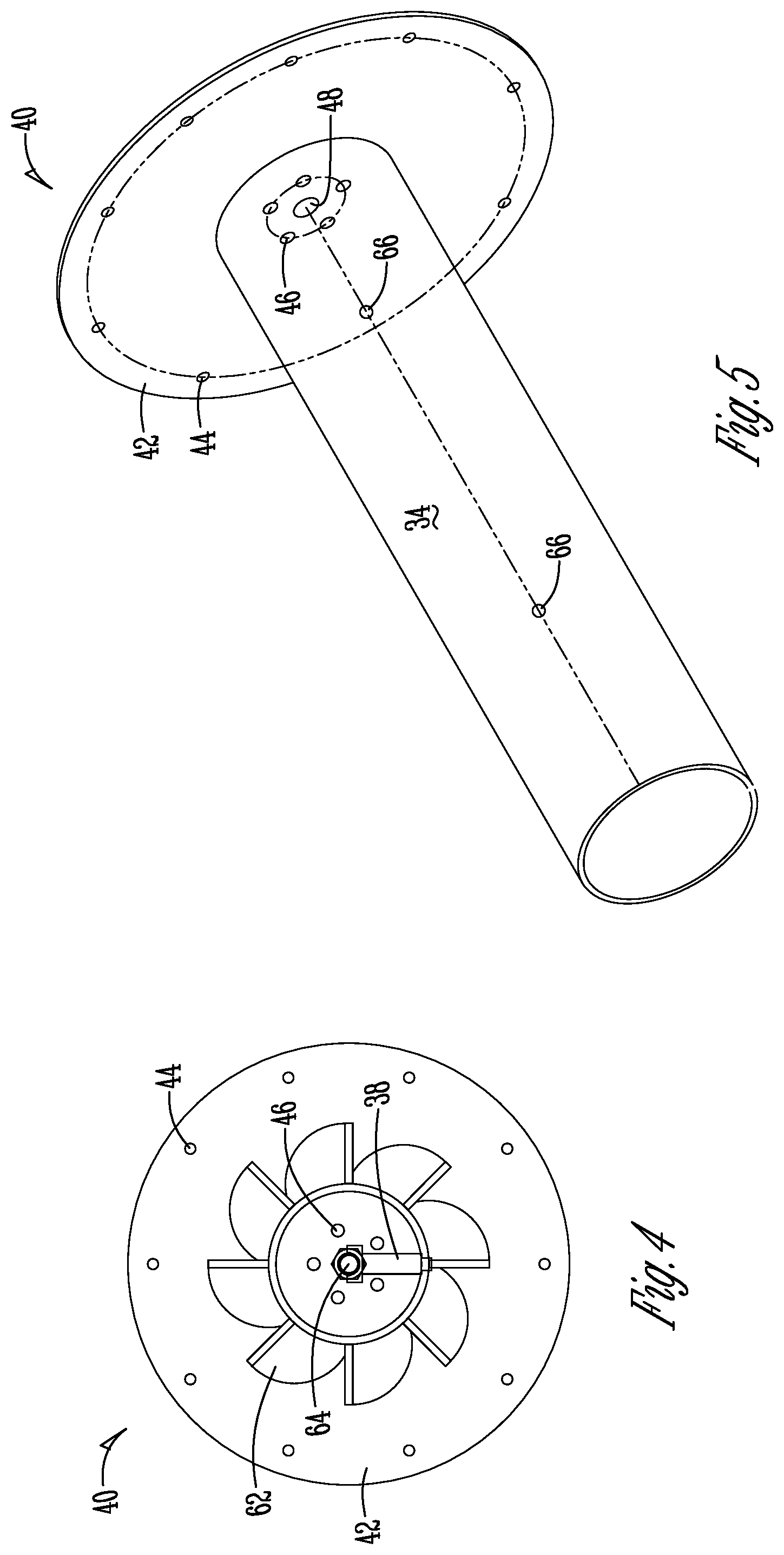 Patent US12092323 Figure 4 – Burner tube