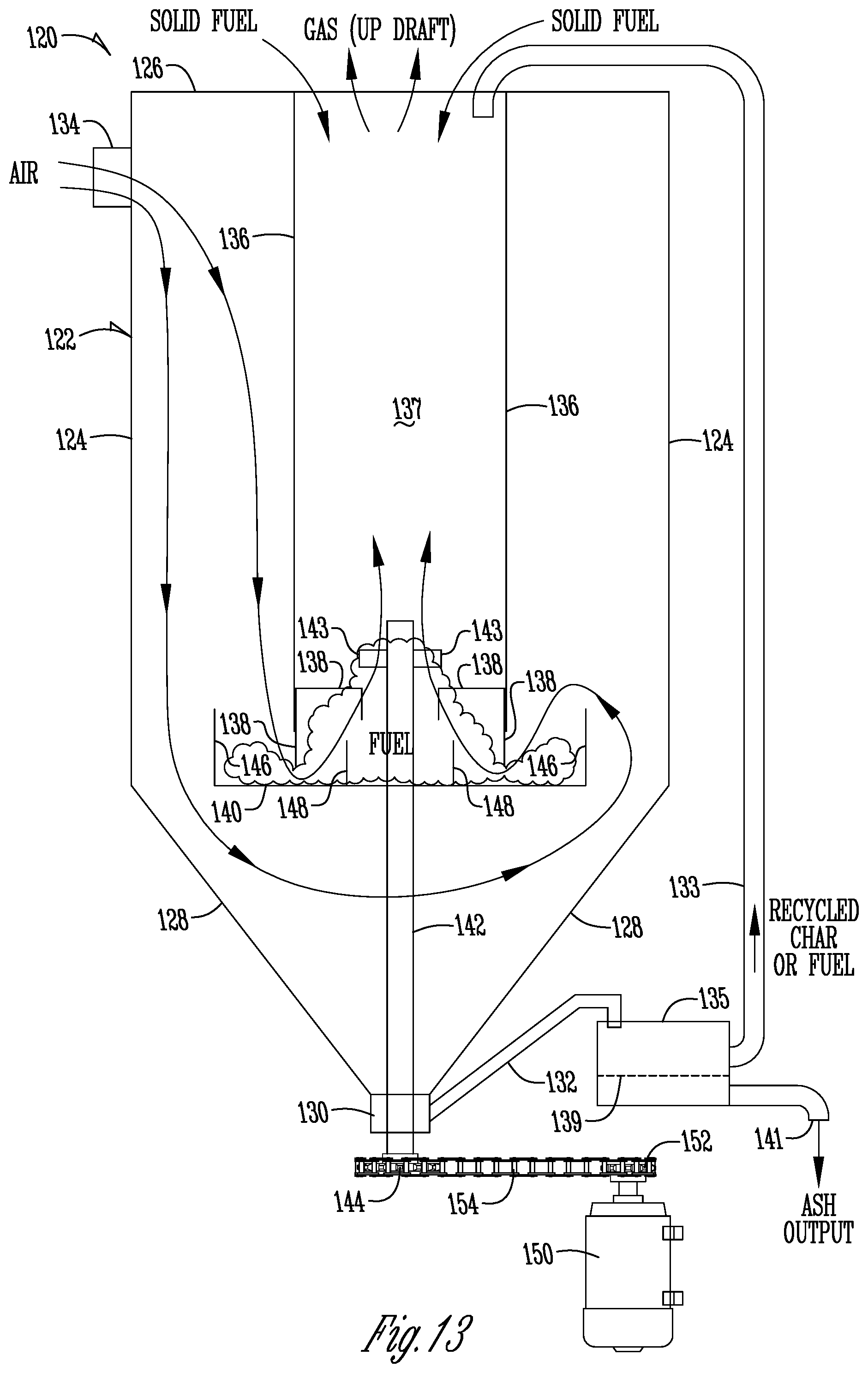 Patent US12092323 Figure 10 – Burner tube