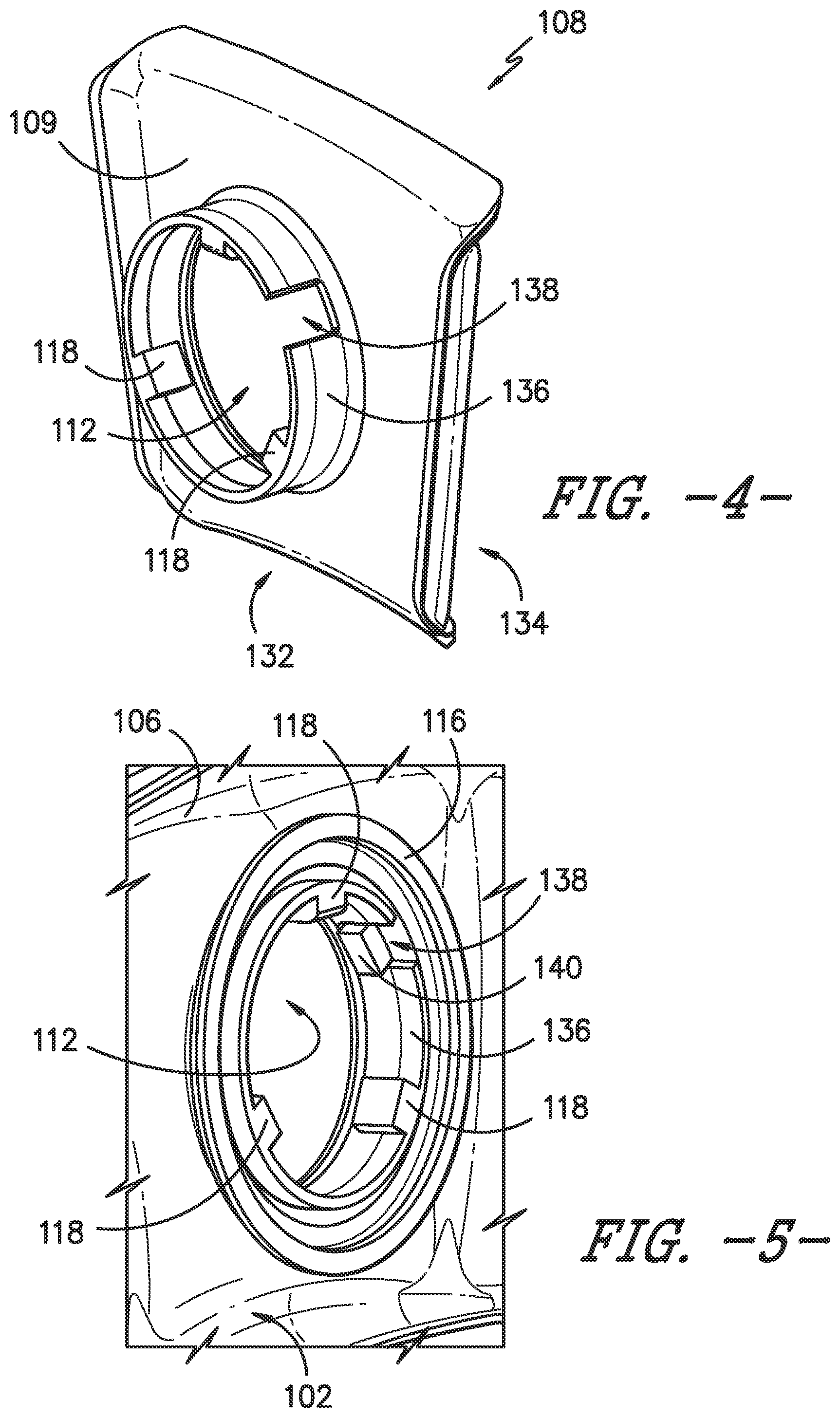 Patent US12092329 Figure 4 – CMC combustor deflector