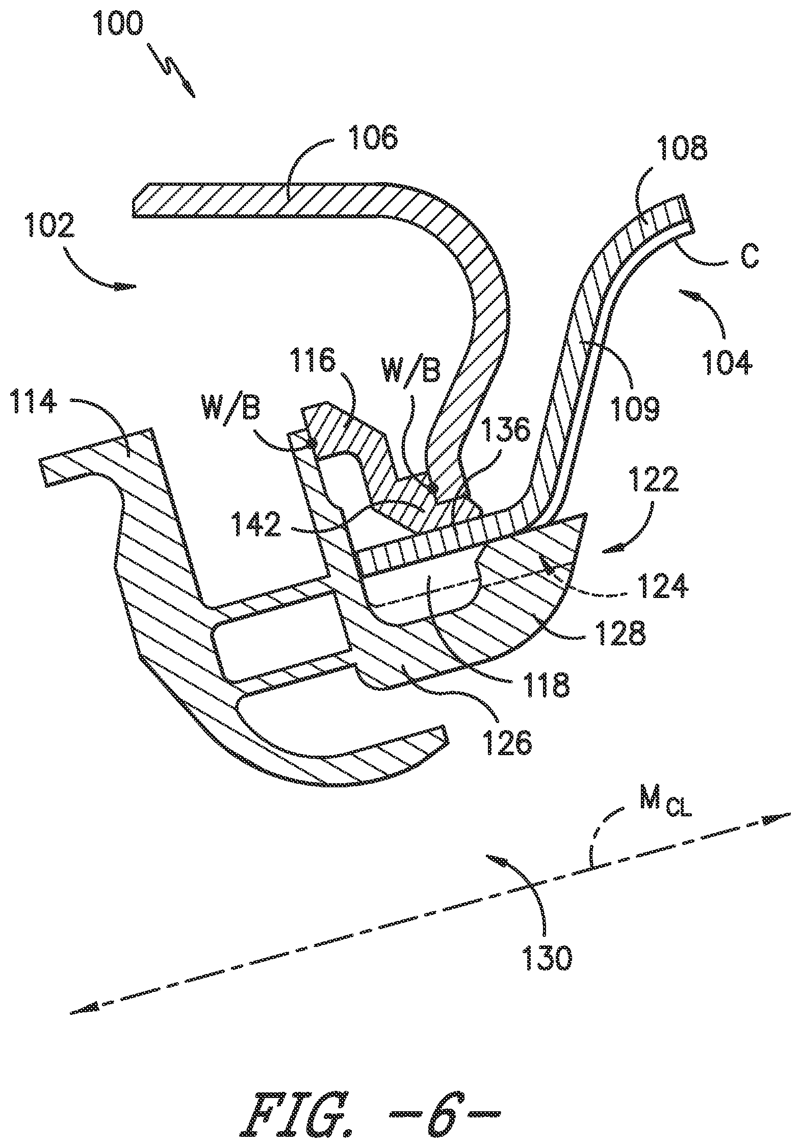 Patent US12092329 Figure 5 – CMC combustor deflector