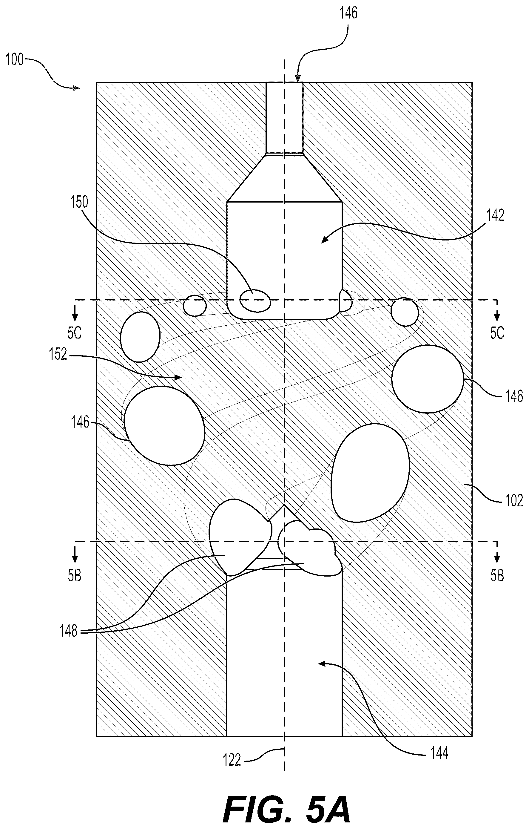 Patent US12092331 Figure 9 – Tangential pressure atomizing tip without feed chamber