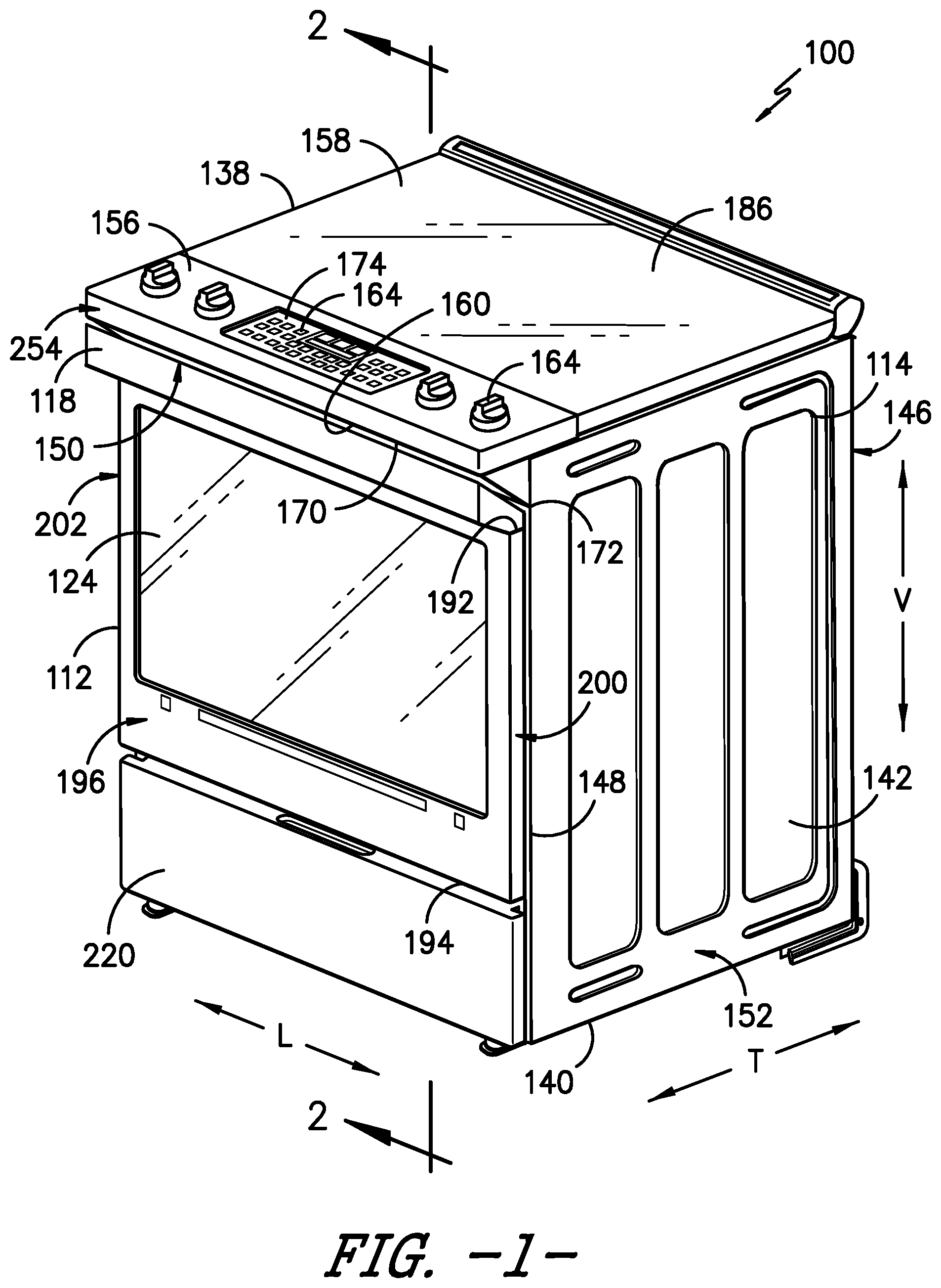 Patent US12092337 — Household appliance and handle thereof — Figure 1
