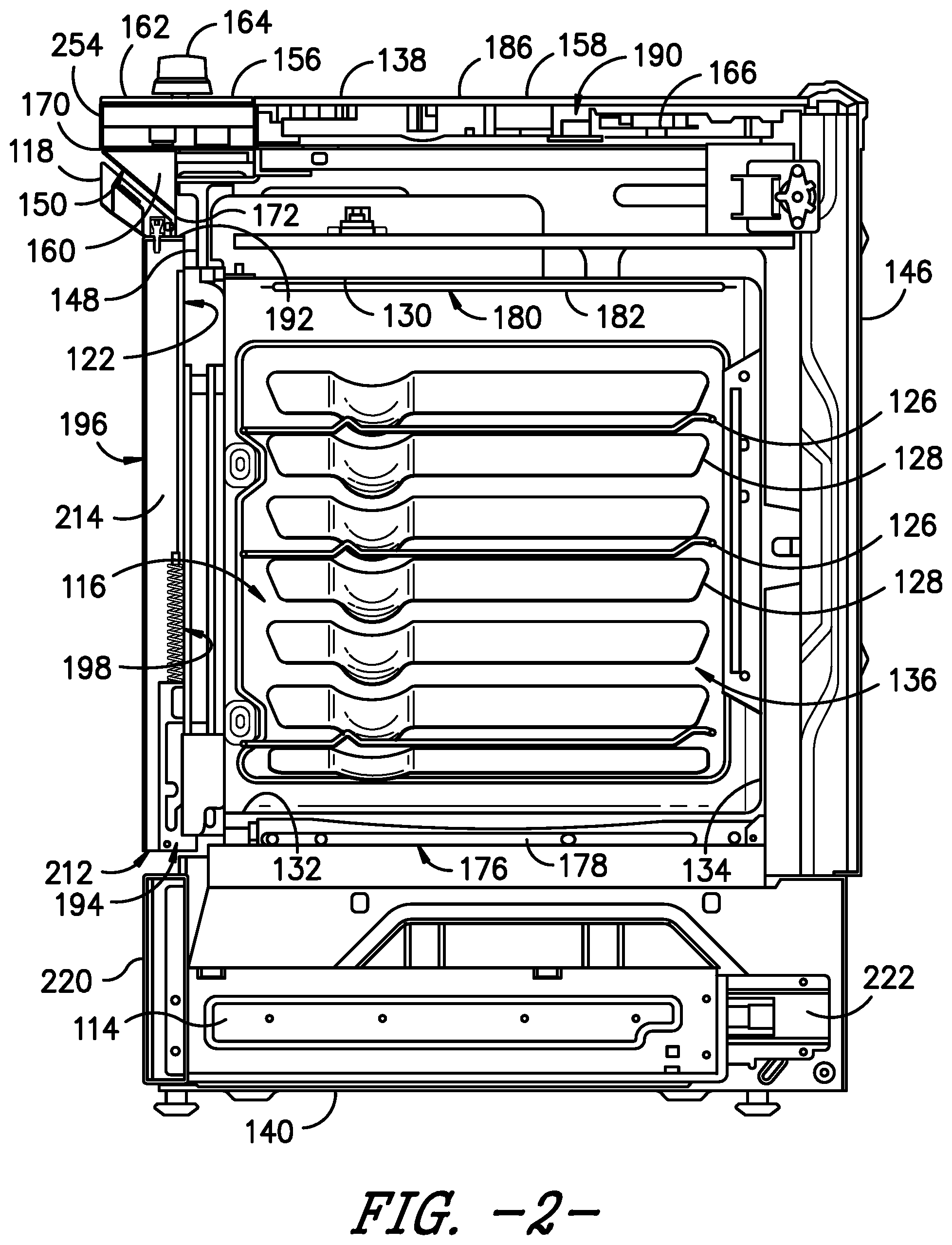 Patent US12092337 Figure 2 – Household appliance and handle thereof