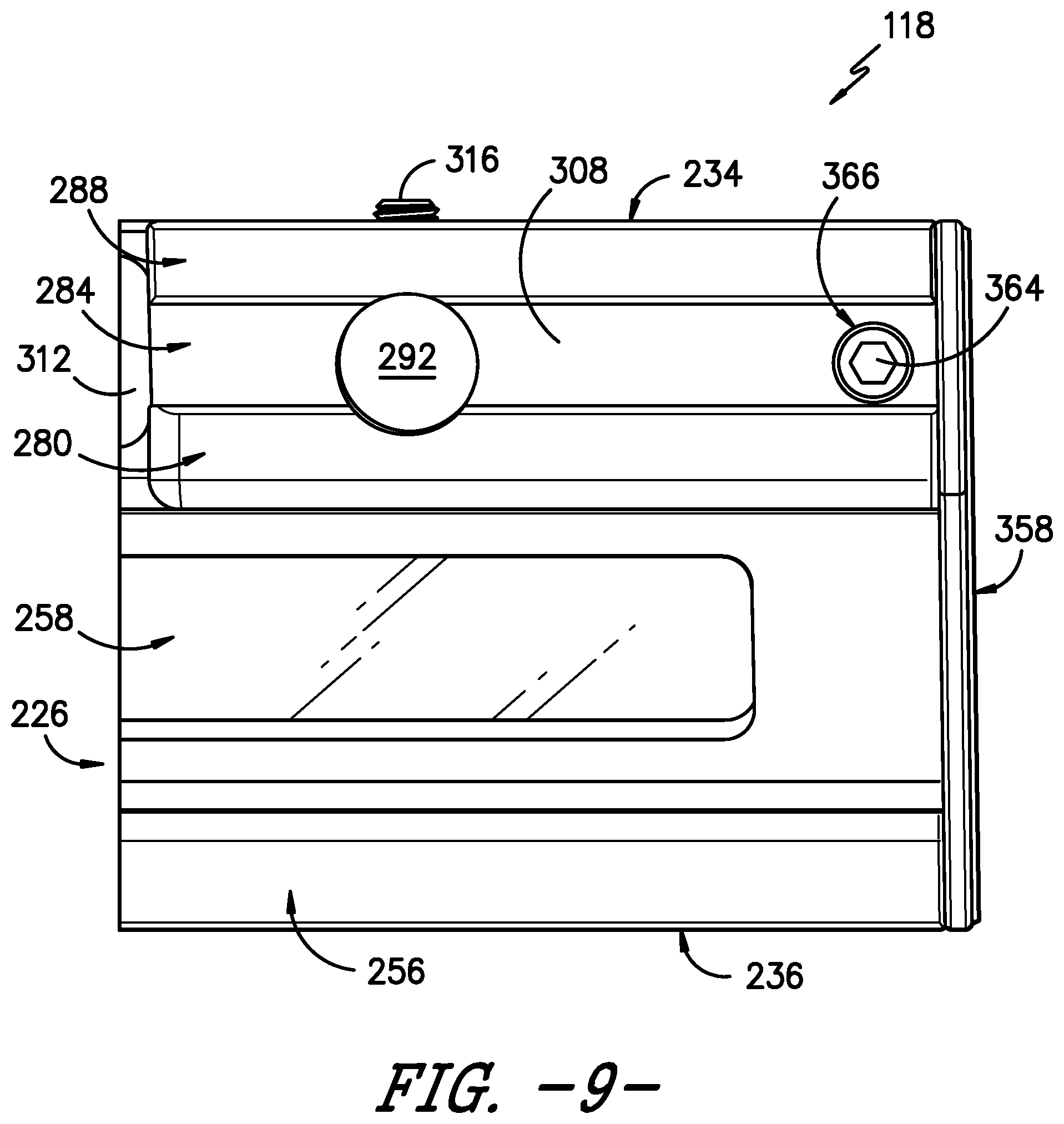 Patent US12092337 Figure 8 – Household appliance and handle thereof