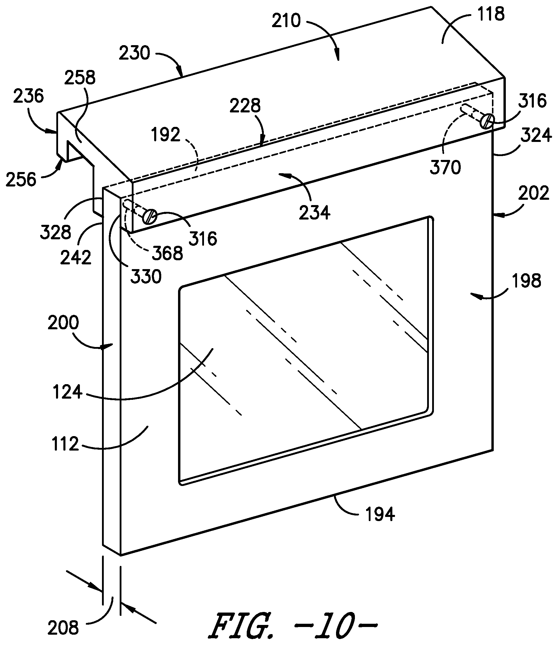 Patent US12092337 Figure 9 – Household appliance and handle thereof