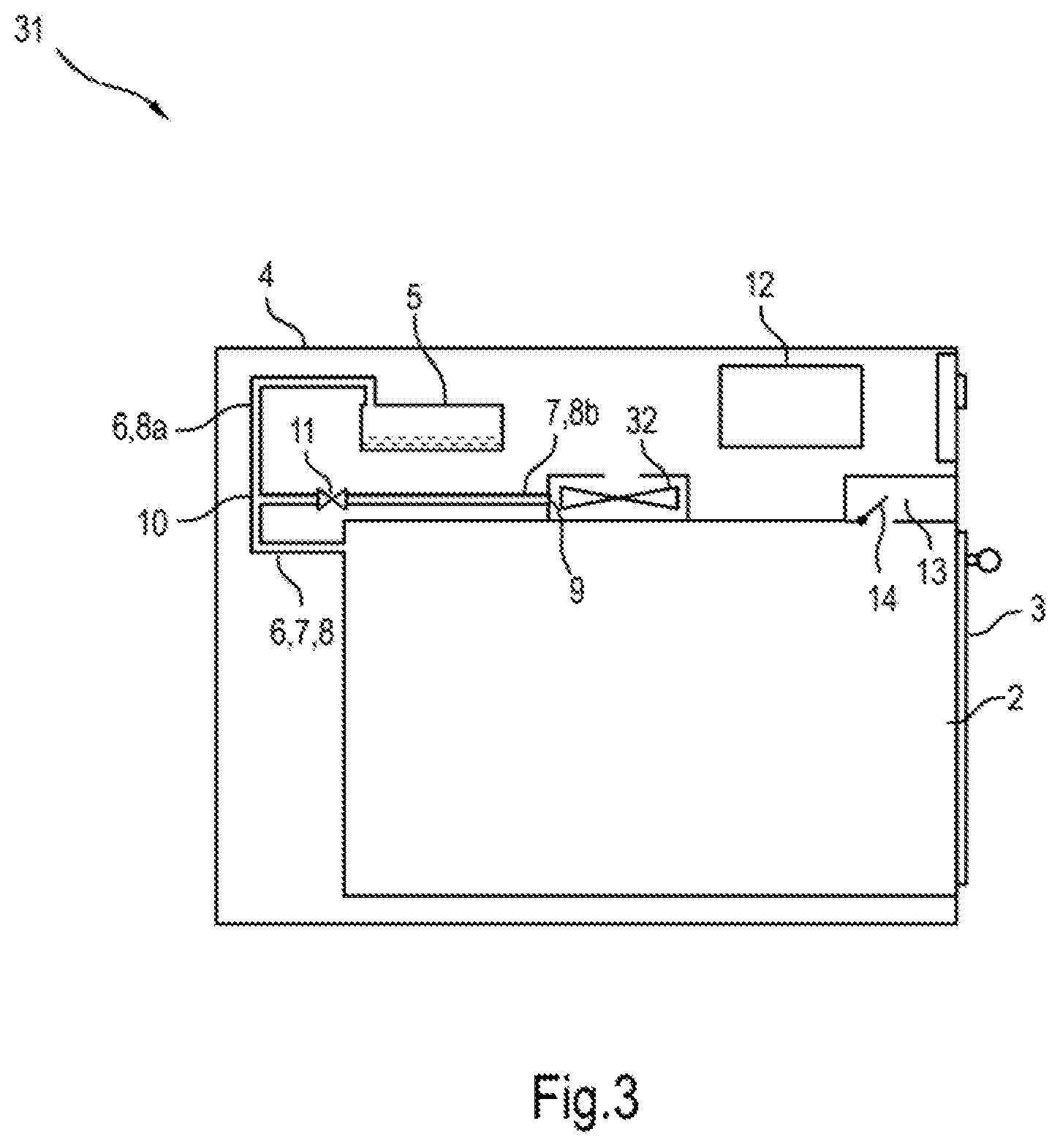 Patent US12092339 Figure 3 – Household cooking appliance