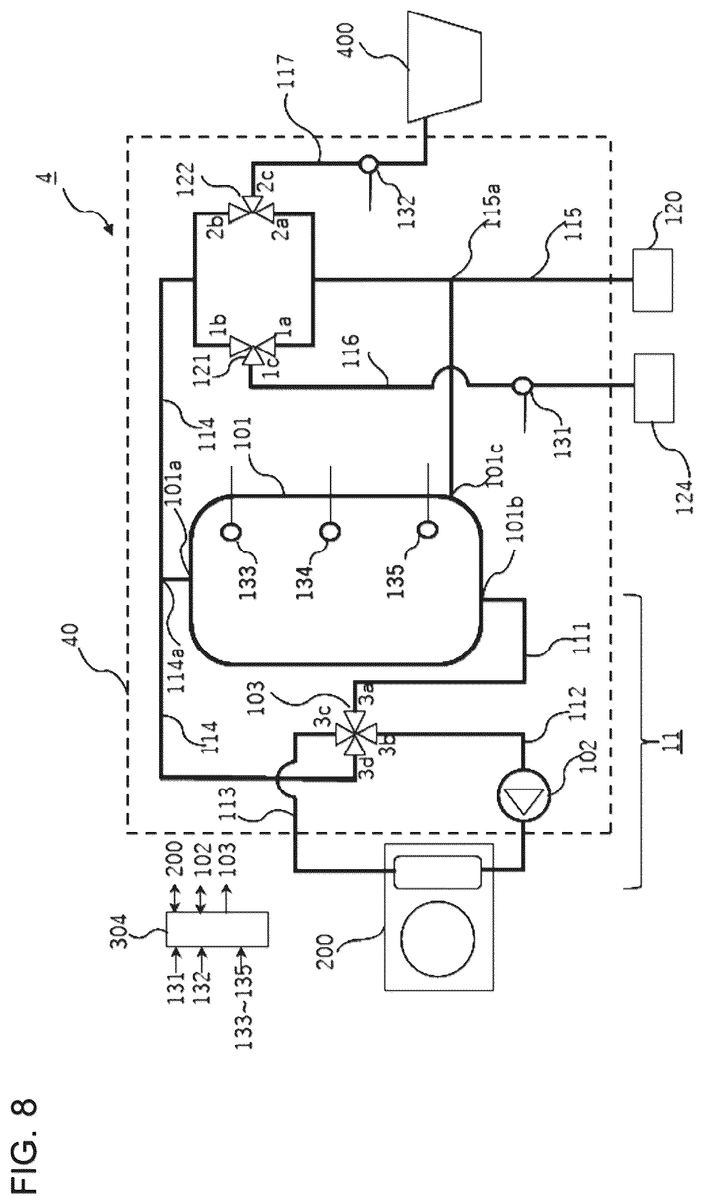 Patent US12092343 Figure 8 – Storage water heater