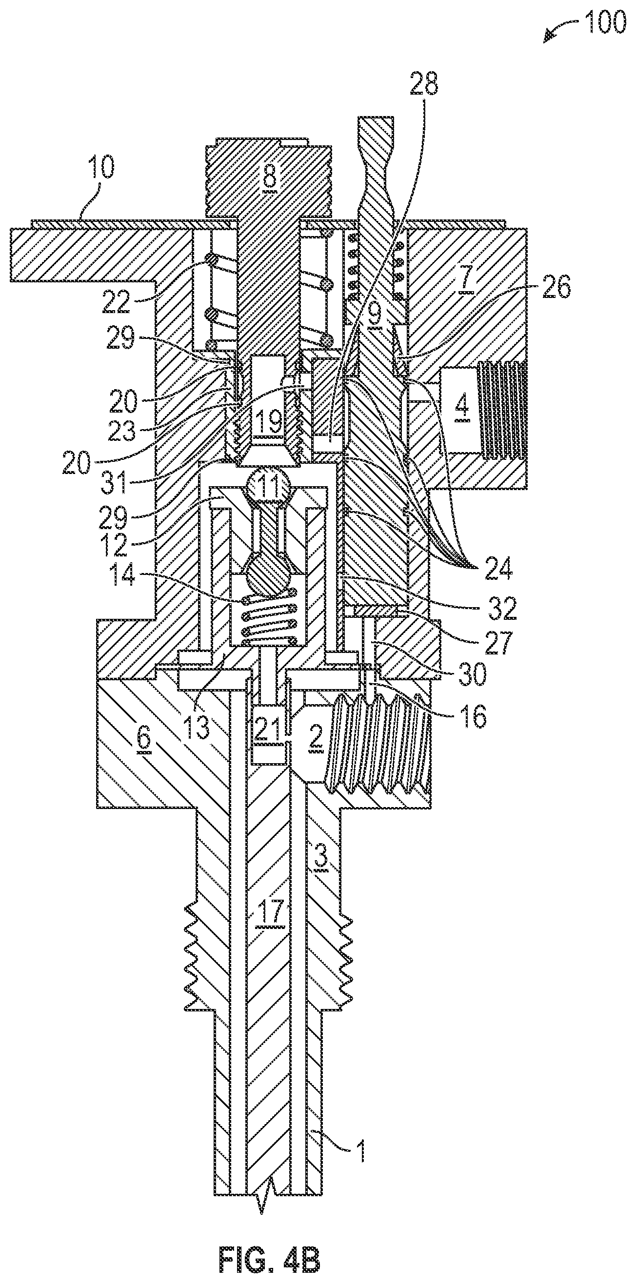 Patent US12092355 Figure 5 – High and low temperature shutdown pneumatic thermostat and method
