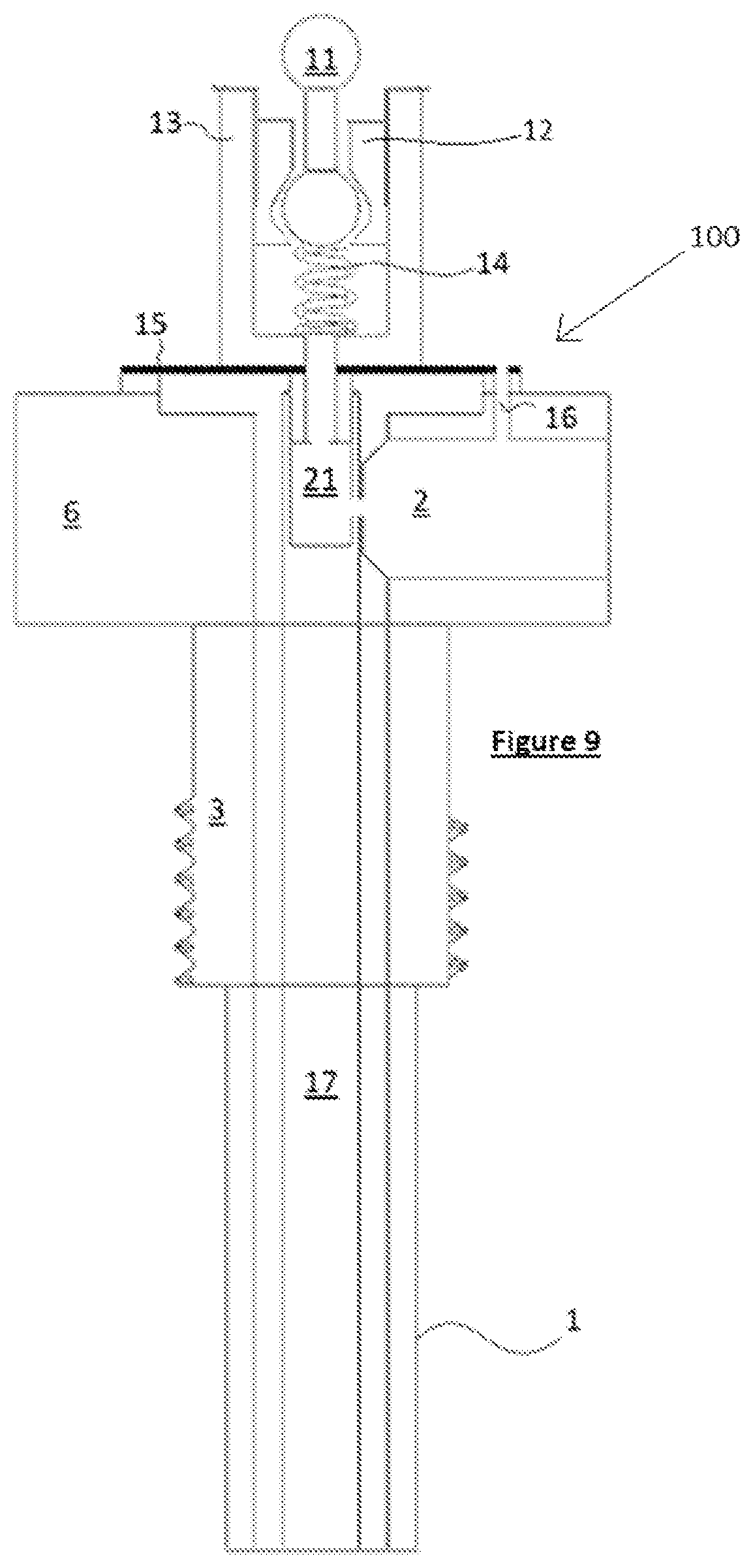 Patent US12092355 Figure 10 – High and low temperature shutdown pneumatic thermostat and method