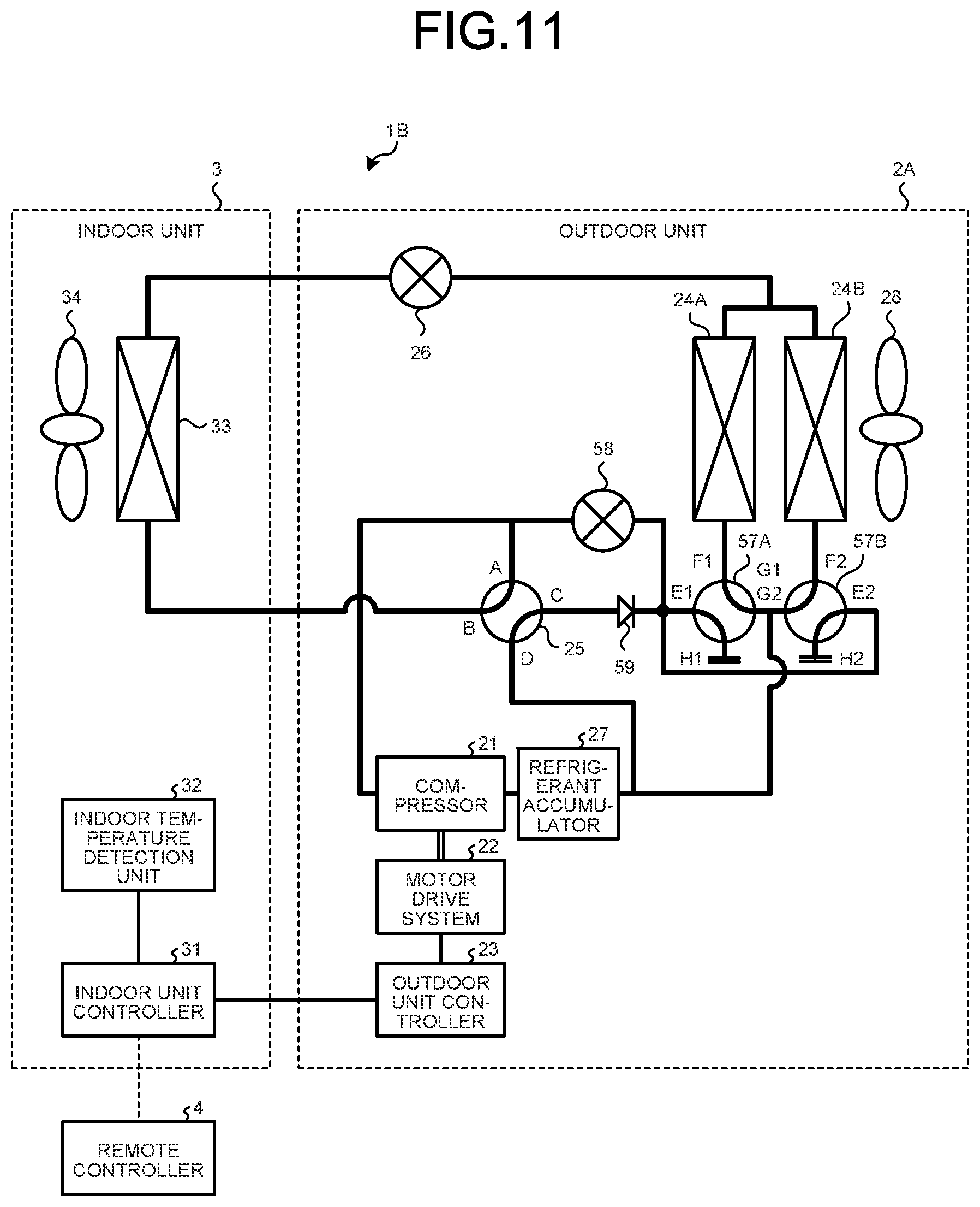 Patent US12092356 Figure 10 – Air-conditioning apparatus