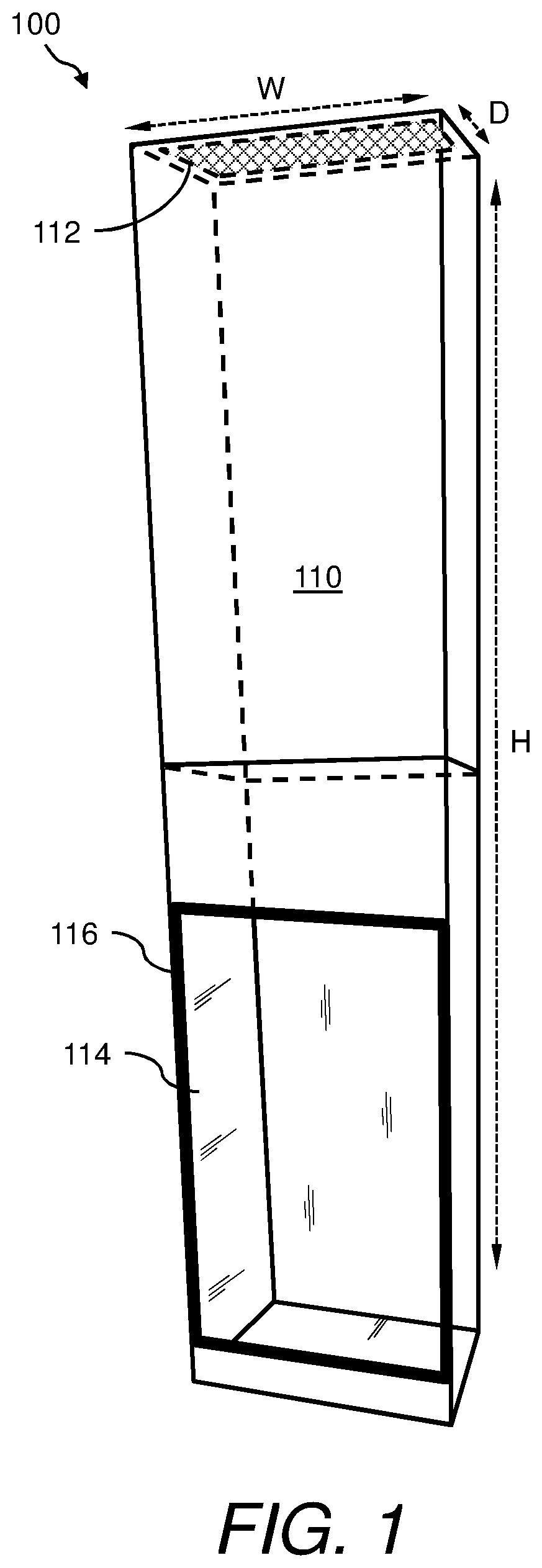 Patent US12092357 Figure 1 – HVAC system air intake manager and method of using same