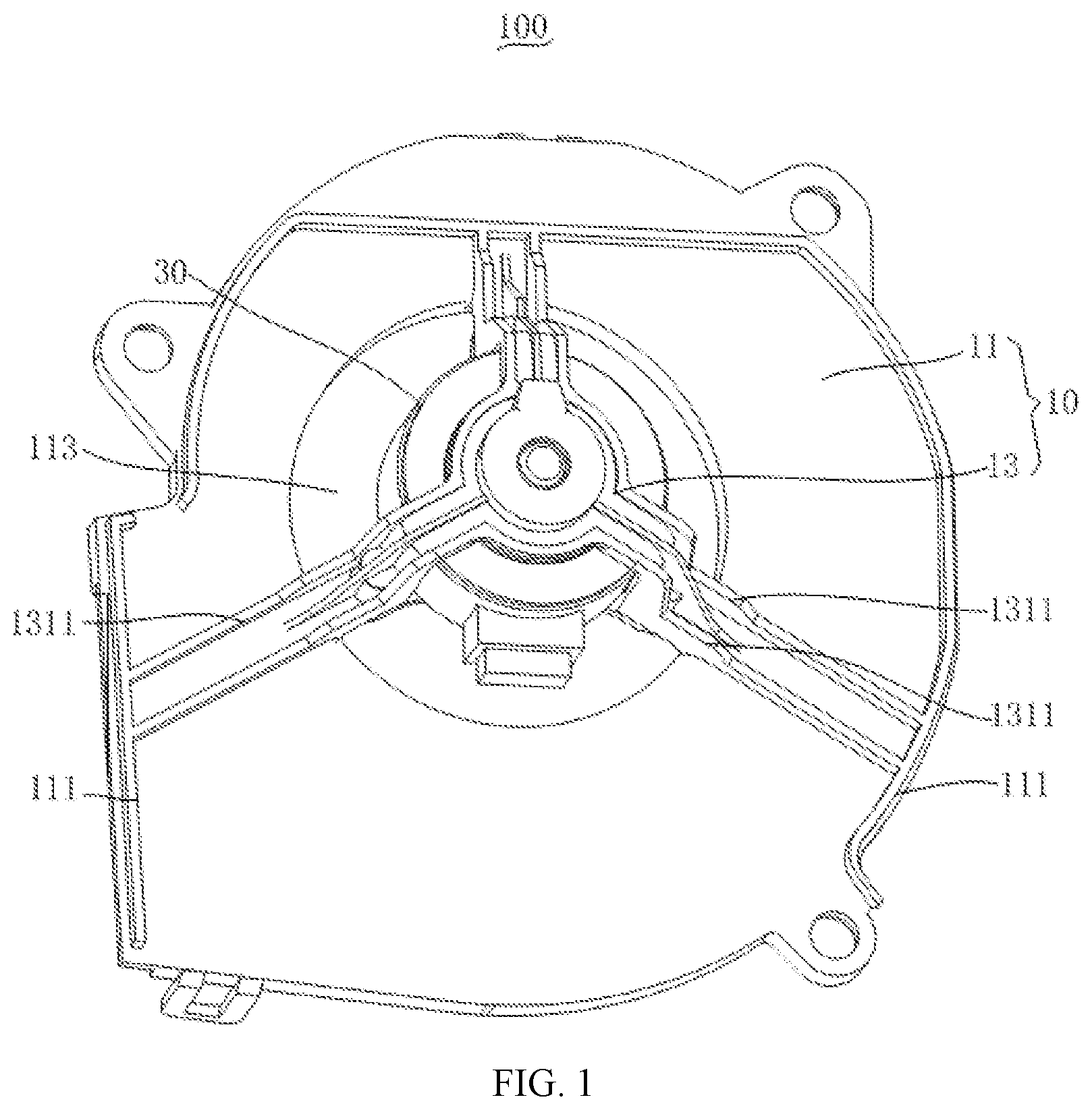 Patent US12092358 Figure 1 – Fresh air assembly, air conditioner indoor unit, and air conditioner