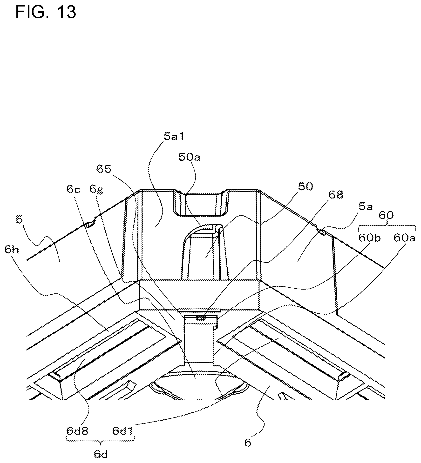 Patent US12092359 Figure 13 – Indoor unit for air-conditioning apparatus and air-conditioning apparatus