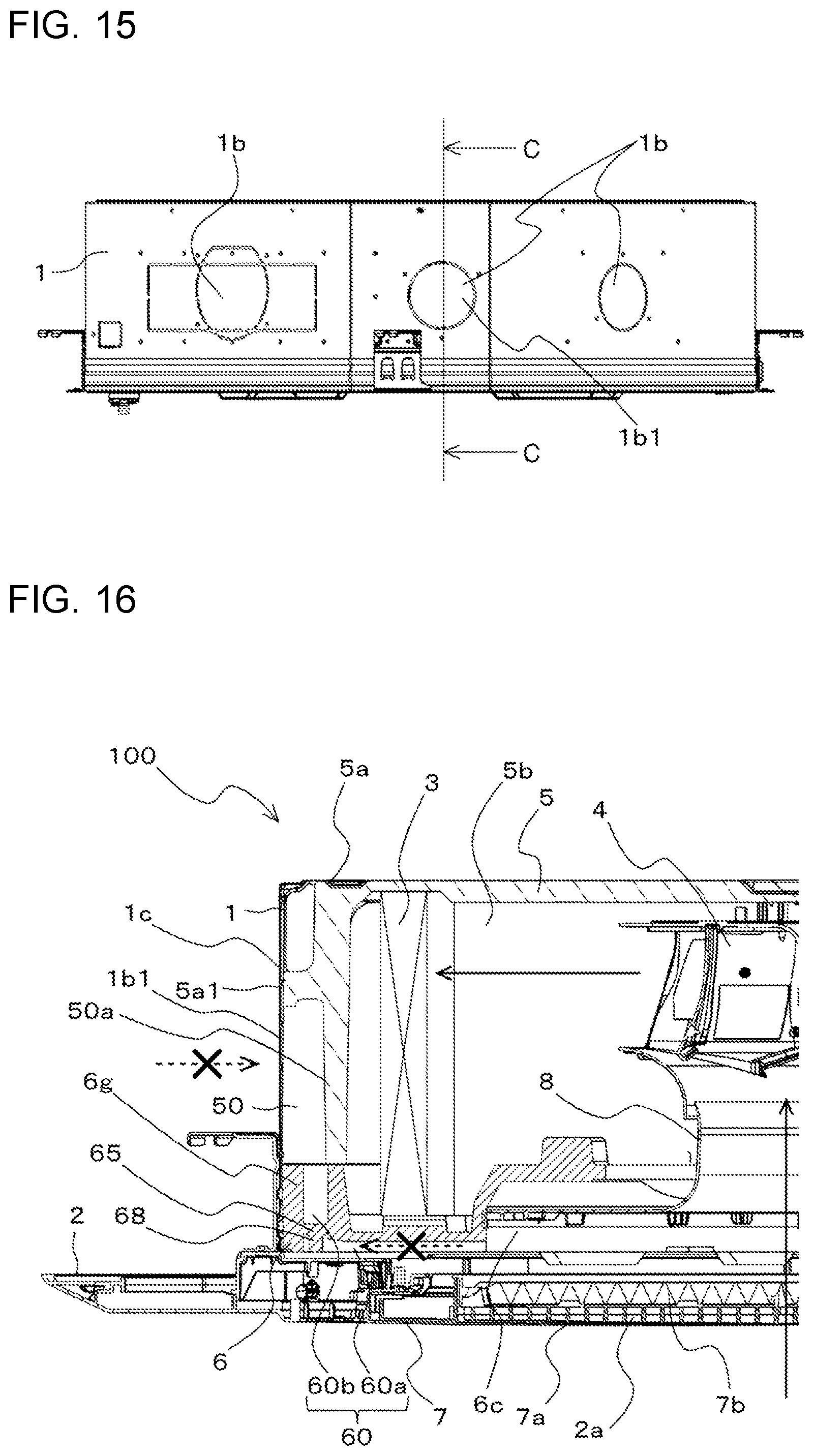 Patent US12092359 Figure 15 – Indoor unit for air-conditioning apparatus and air-conditioning apparatus