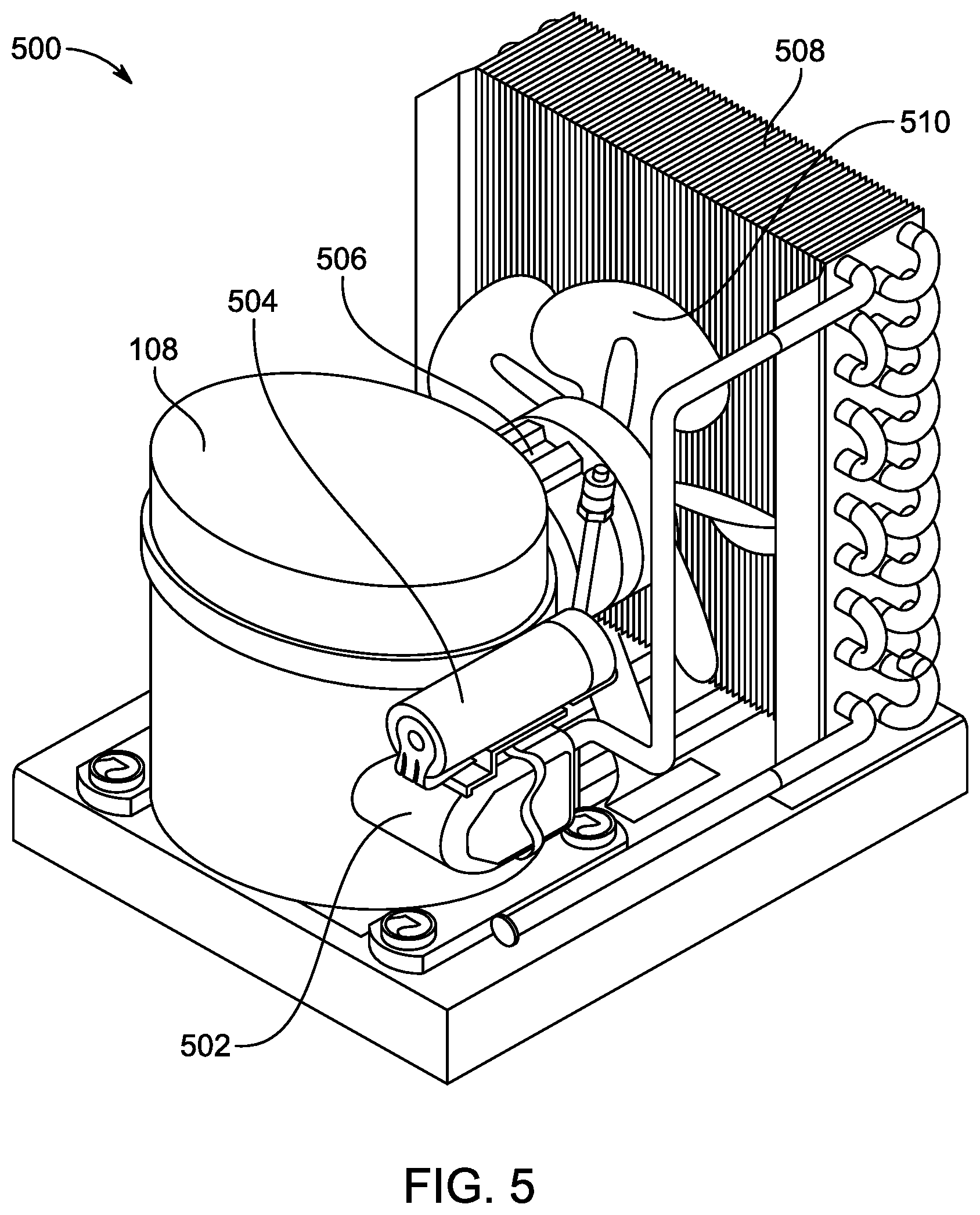 Patent US12092360 Figure 5 – Solar photovoltaic powered phase change material thermal energy storage system