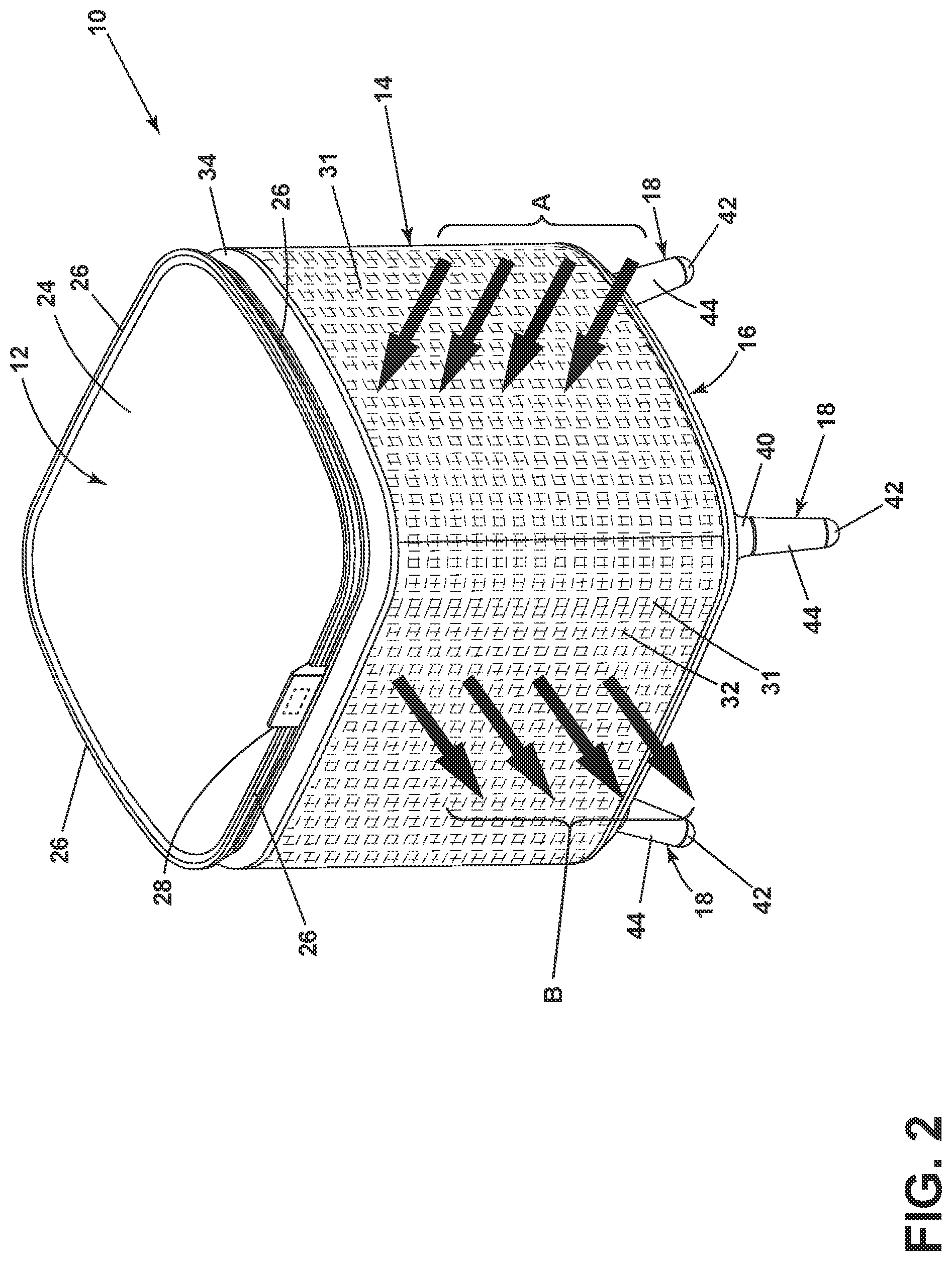 Patent US12092363 Figure 2 – Air purifier in a furniture article