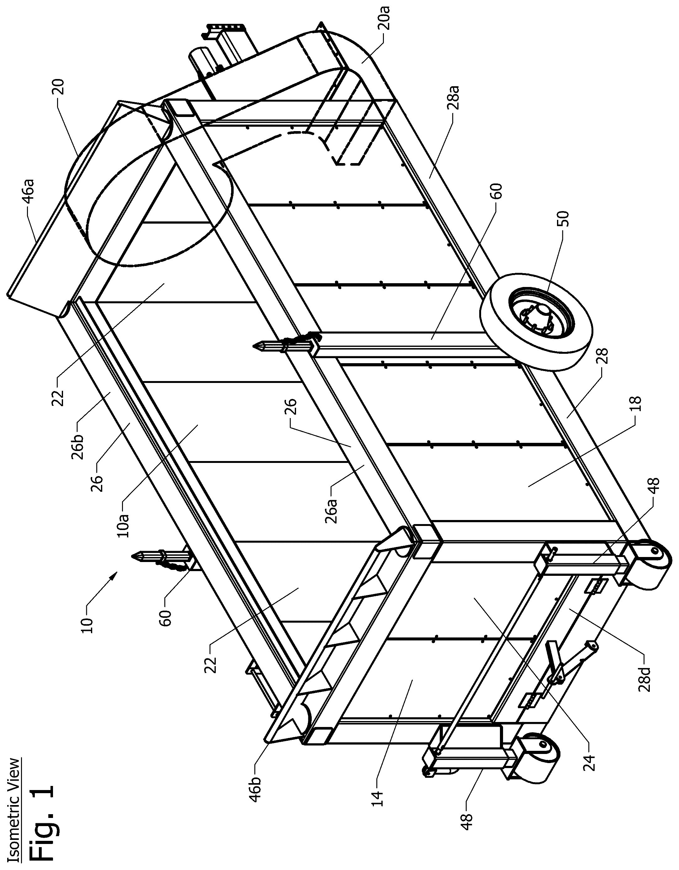Patent US12092364 — Technologies for fireboxes or incinerators — Figure 1