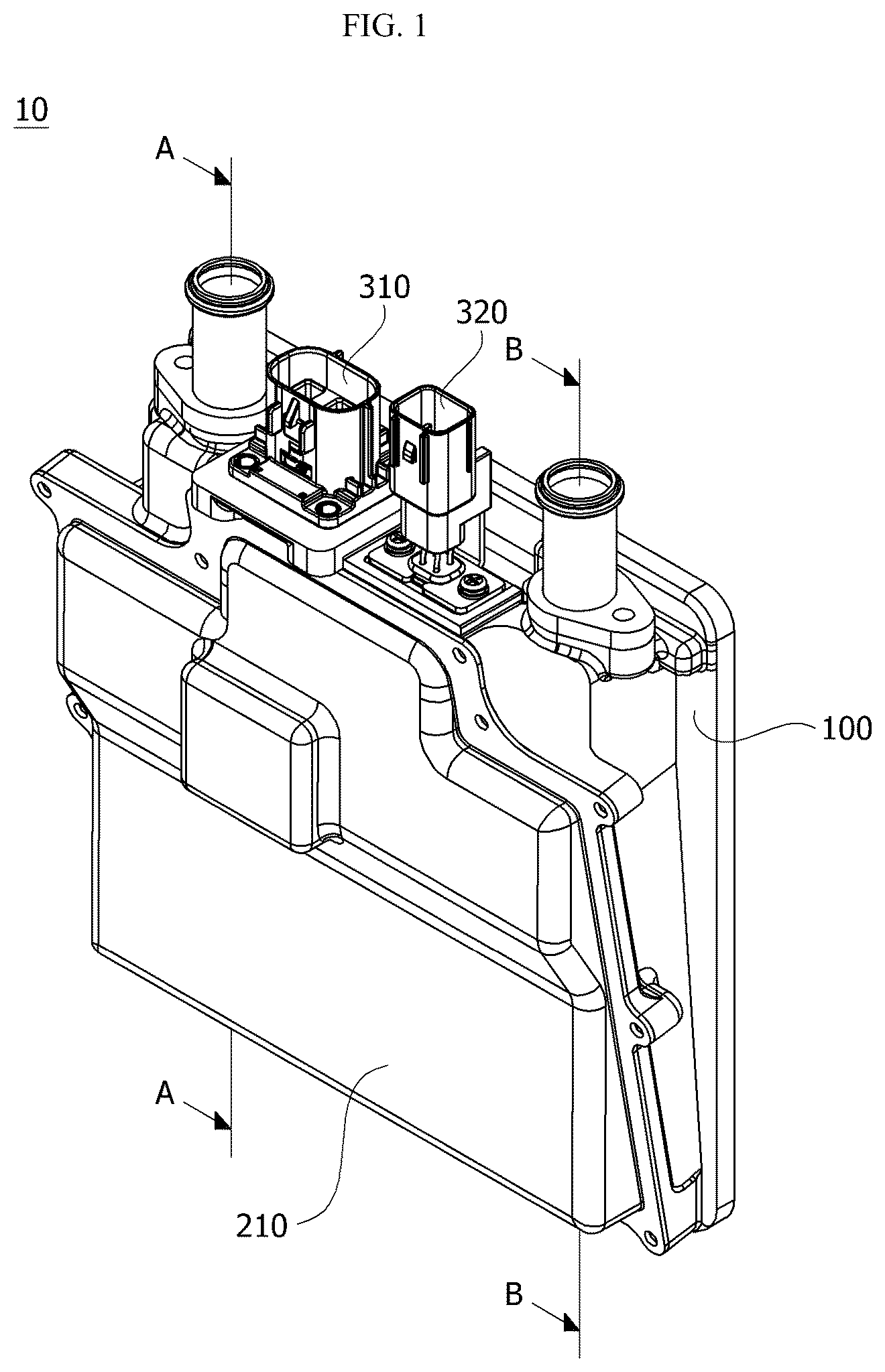 Patent US12092370 Figure 1 – Fluid heater
