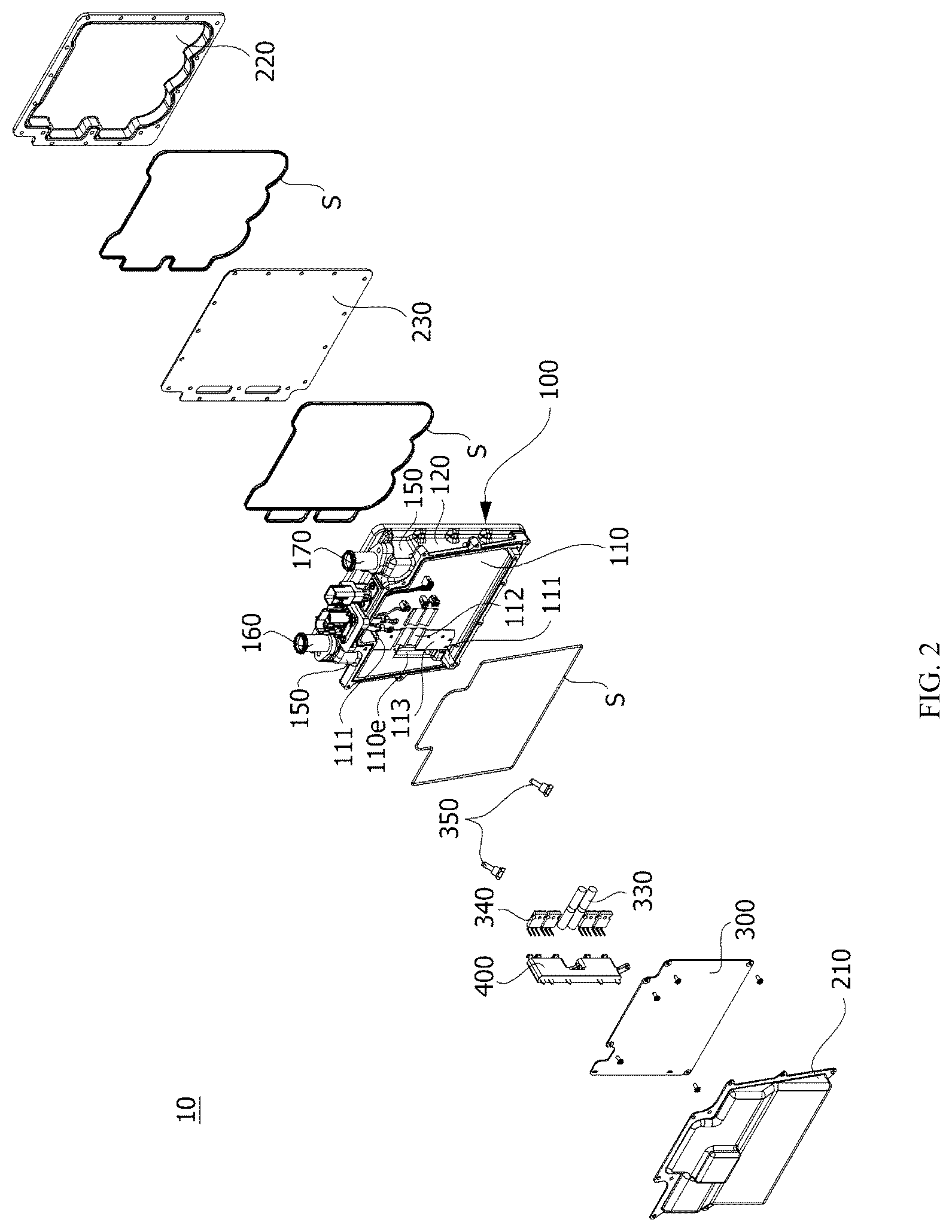Patent US12092370 Figure 2 – Fluid heater