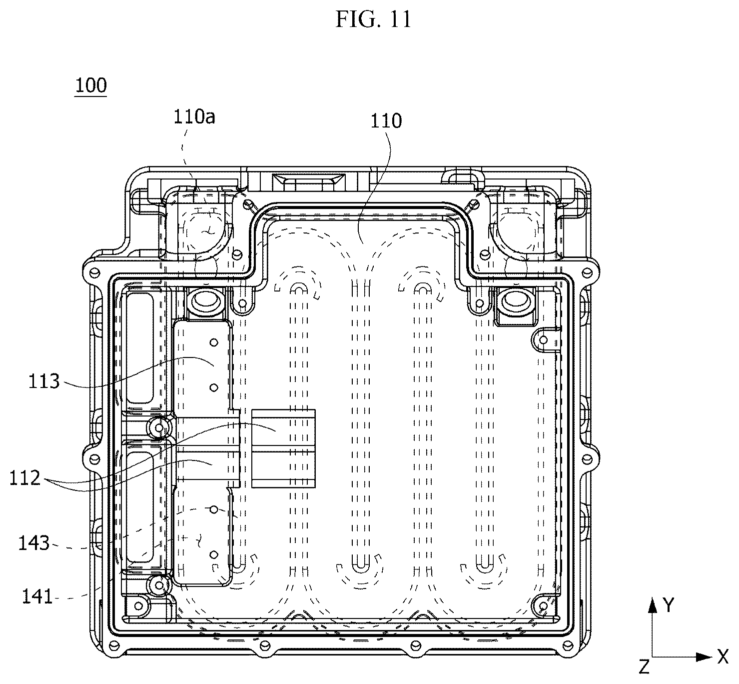 Patent US12092370 Figure 11 – Fluid heater