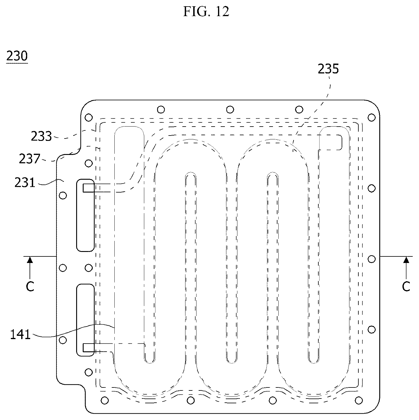 Patent US12092370 Figure 12 – Fluid heater
