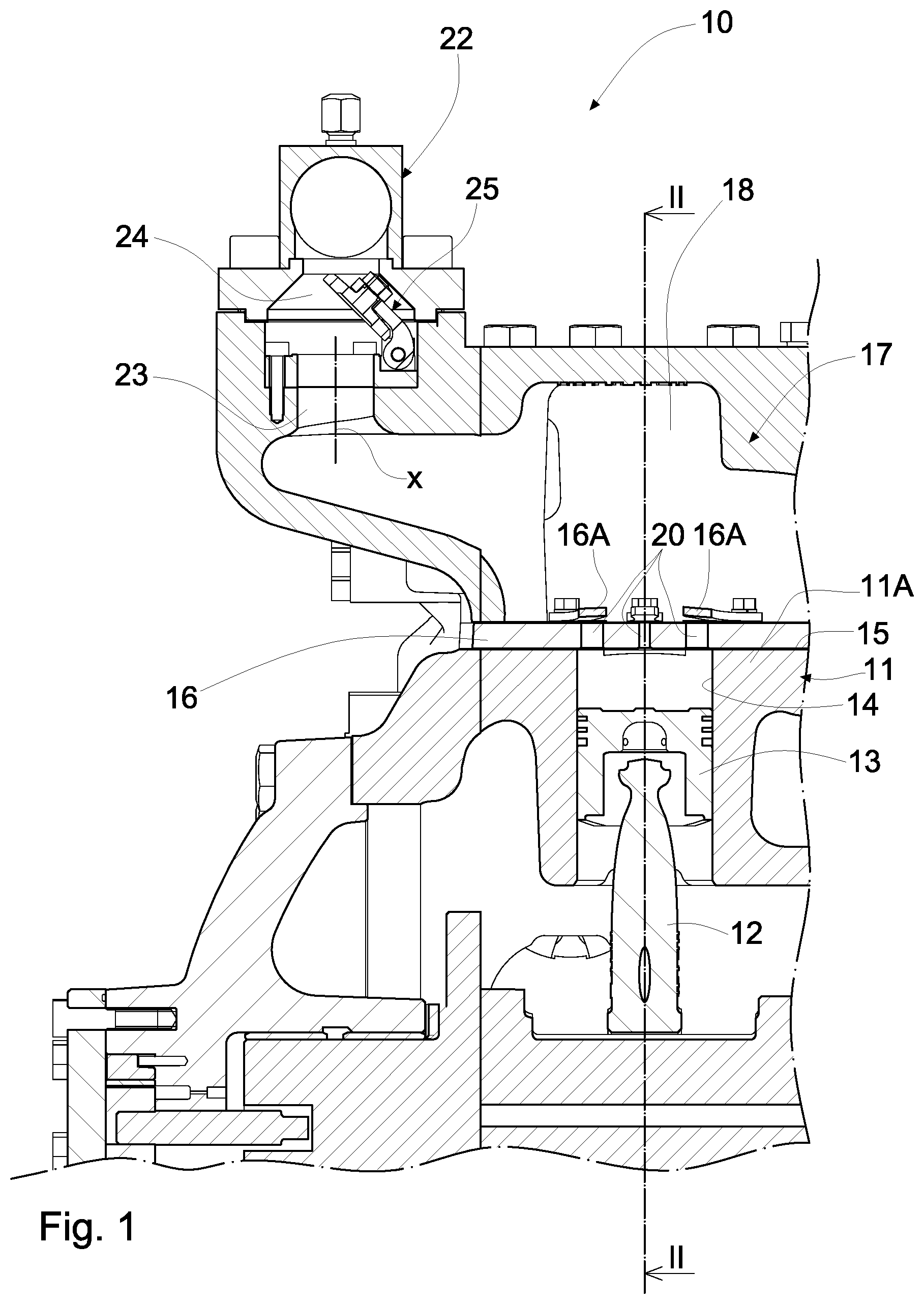 Patent US12092373 Figure 1 – Reciprocating-type compressor for refrigeration and/or conditioning and/or heat pump system