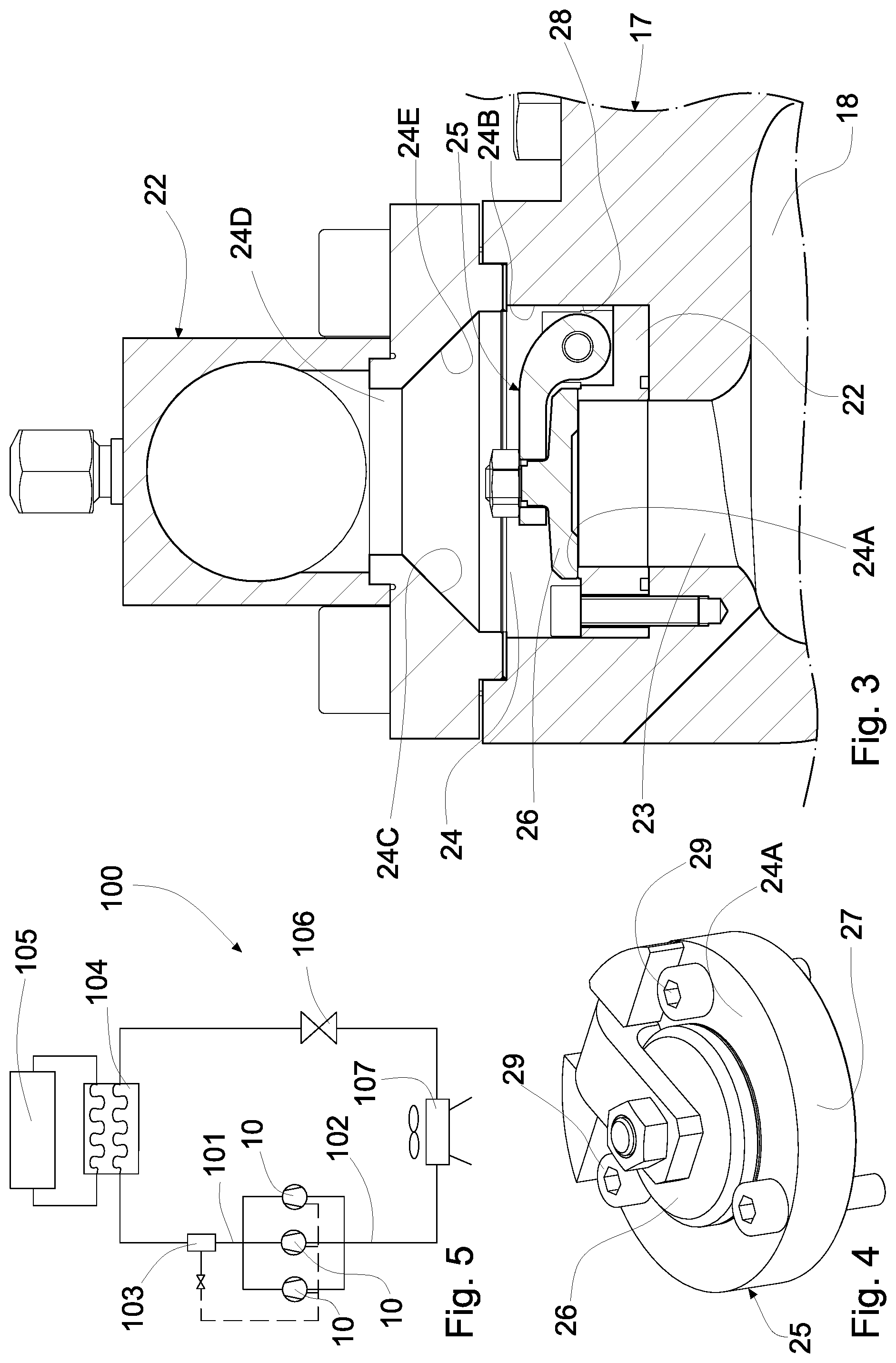 Patent US12092373 Figure 3 – Reciprocating-type compressor for refrigeration and/or conditioning and/or heat pump system