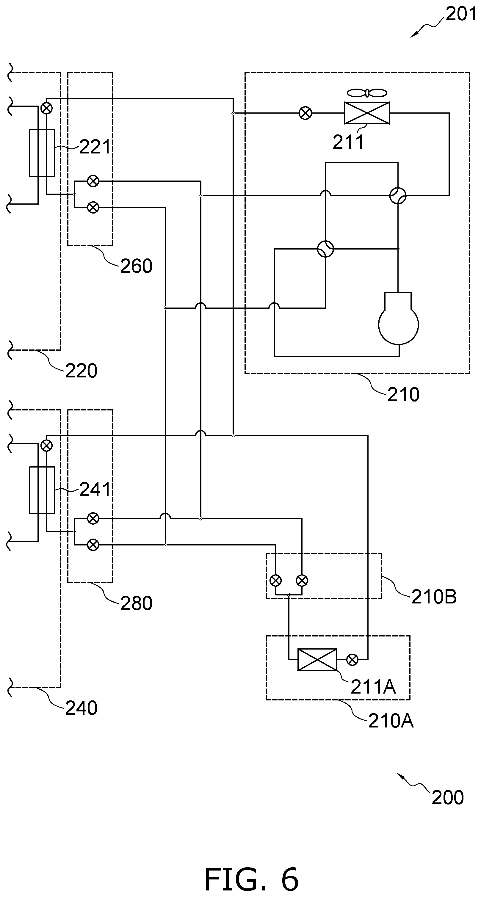 Patent US12092374 Figure 6 – Refrigerant cycle system