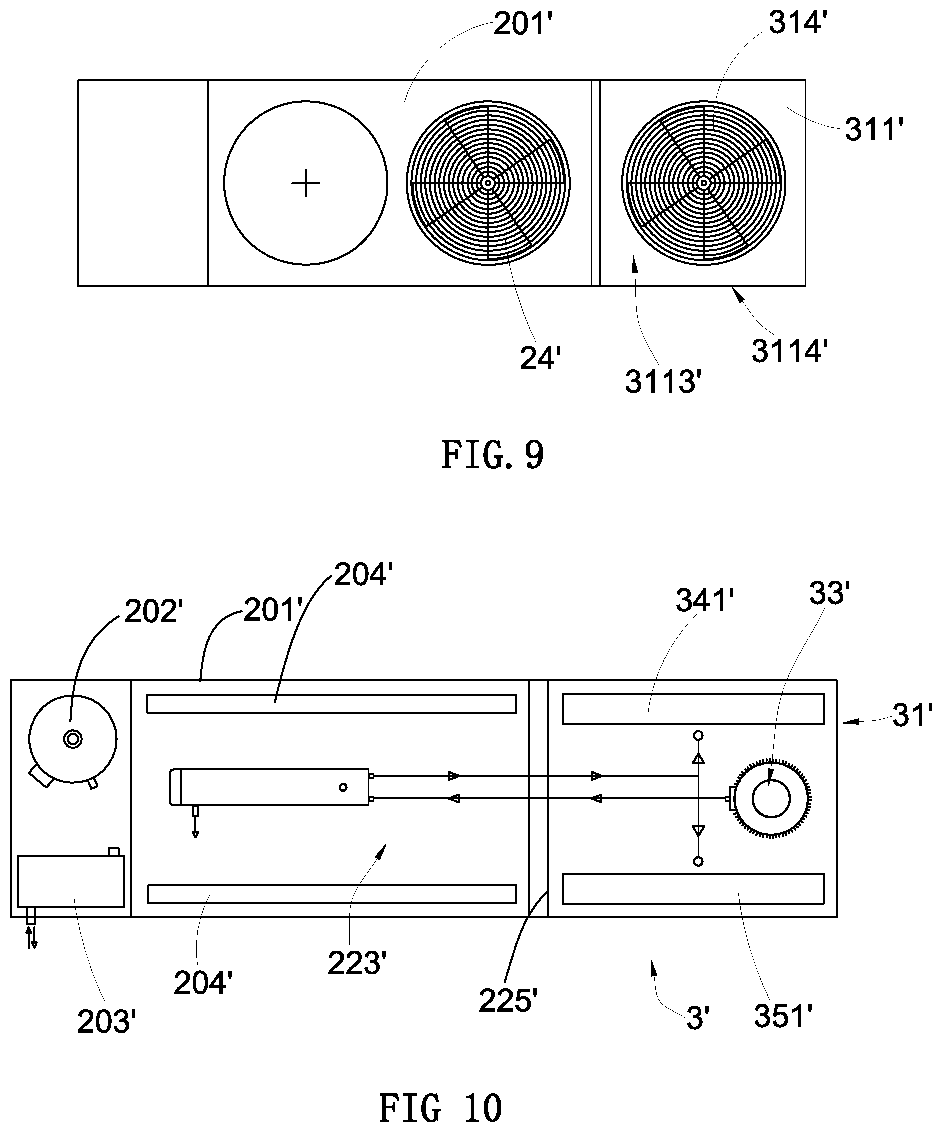 Patent US12092375 Figure 6 – Central air conditioning and heat pump system with cooling arrangement
