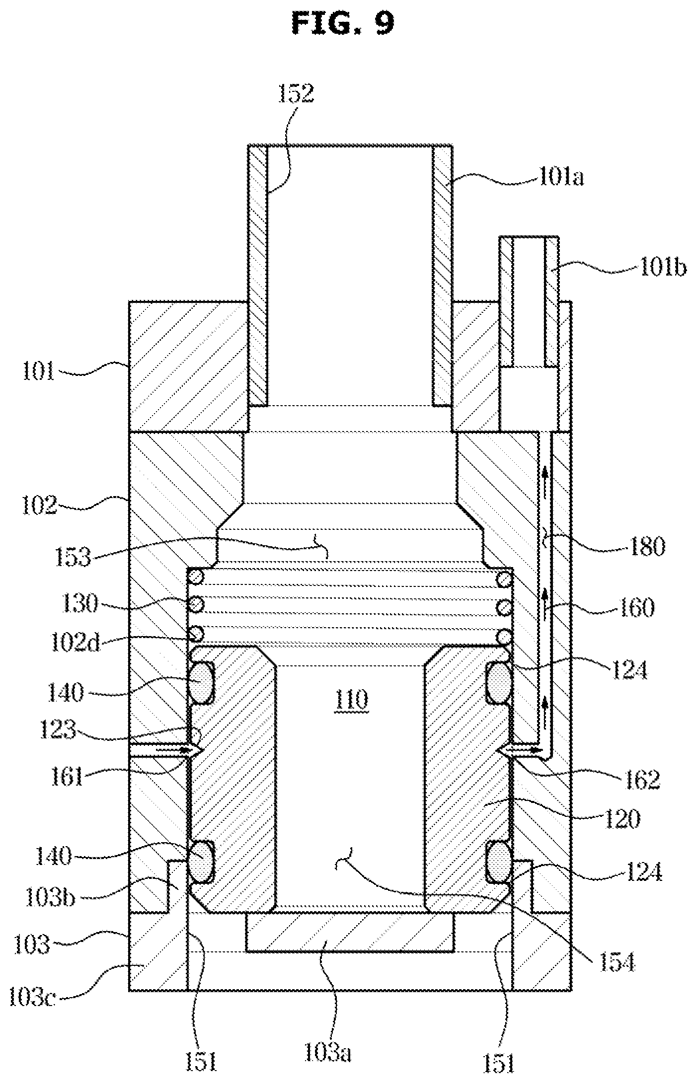 Patent US12092379 Figure 9 – Compressor and refrigeration cycle device having the same