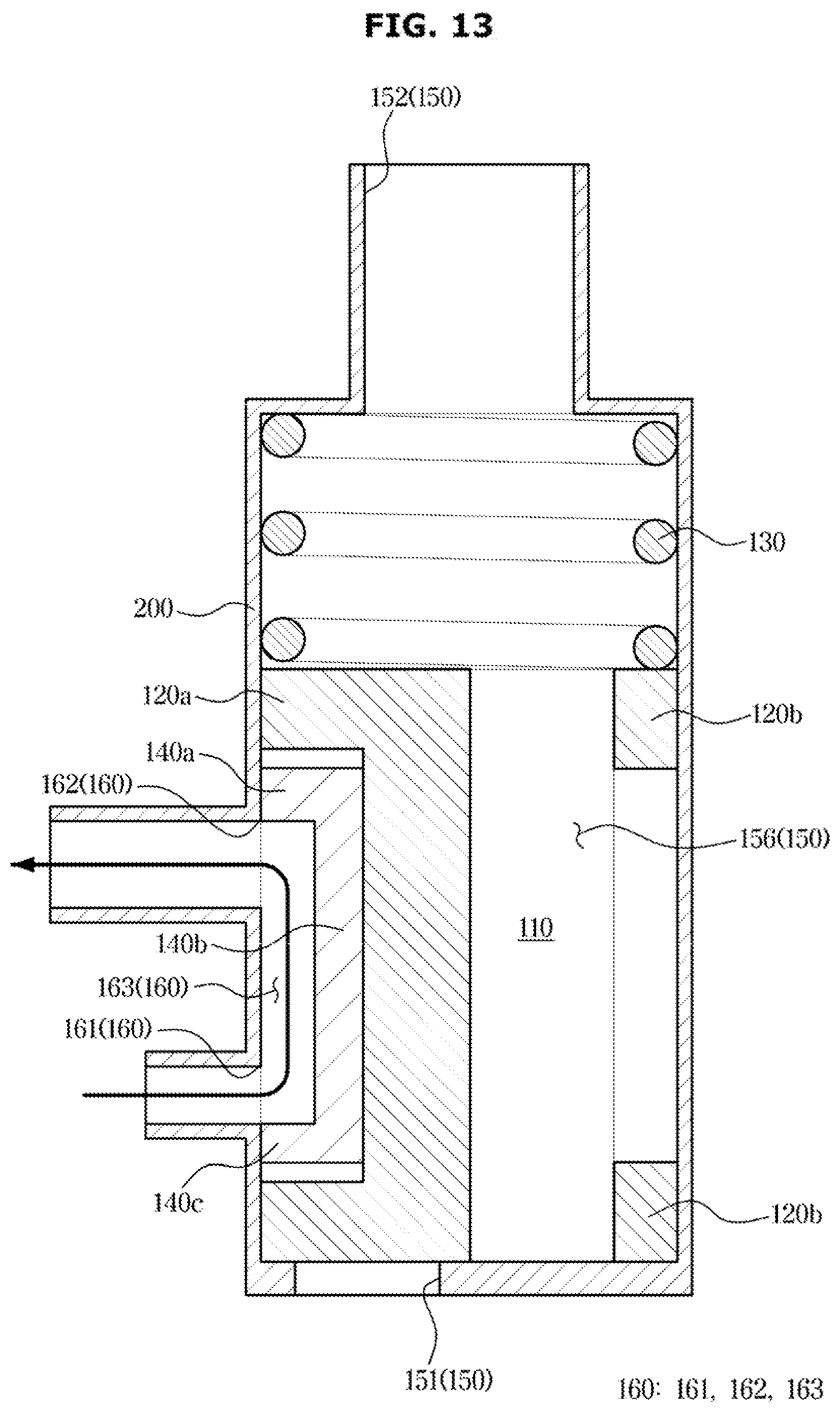 Patent US12092379 Figure 13 – Compressor and refrigeration cycle device having the same